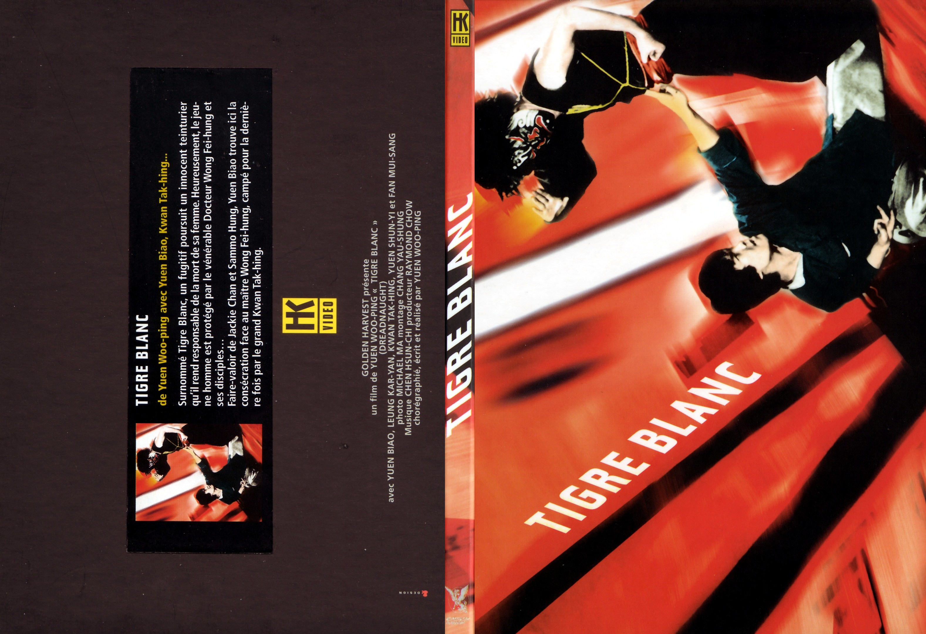 Jaquette DVD Tigre blanc - SLIM
