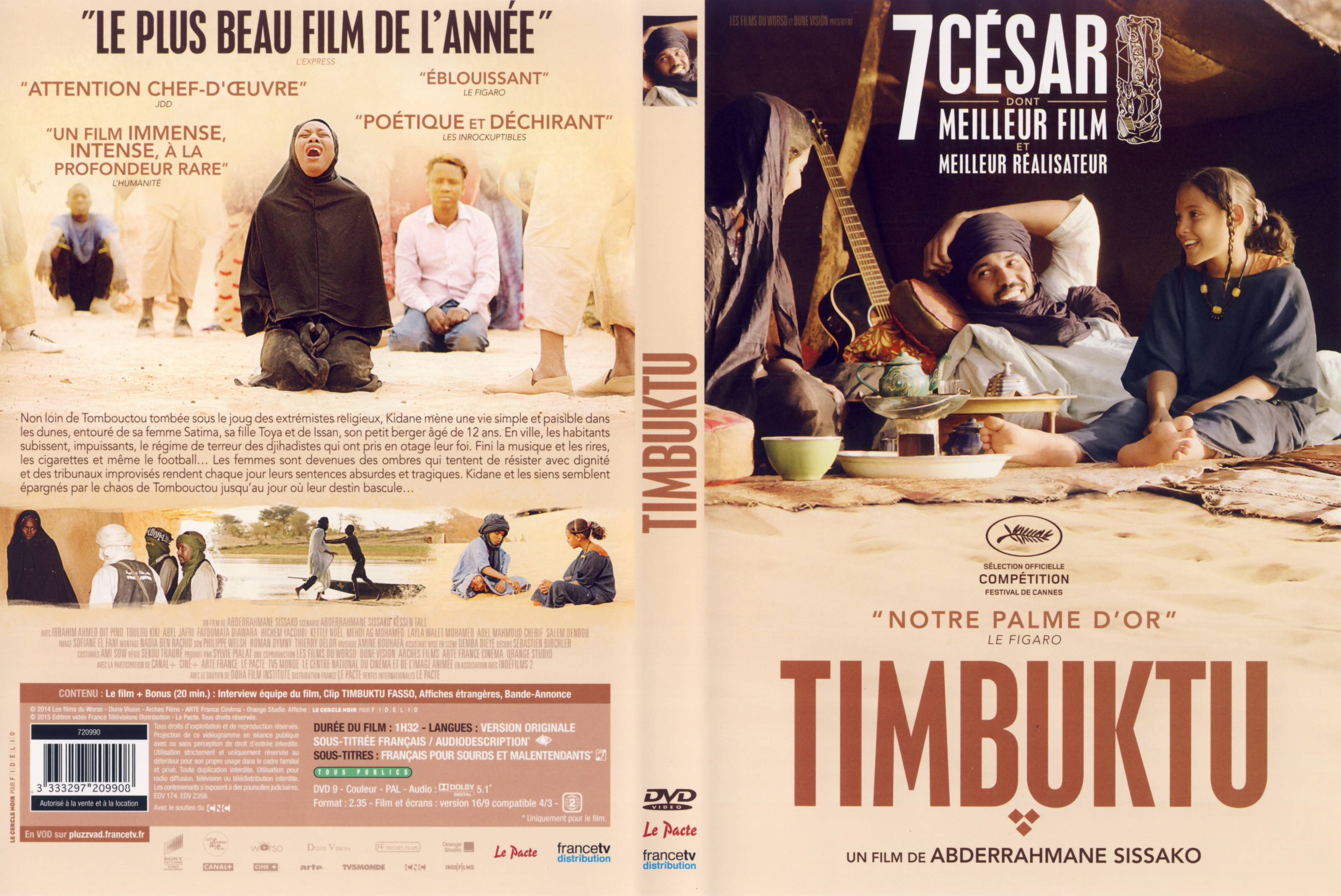 Jaquette DVD Timbuktu