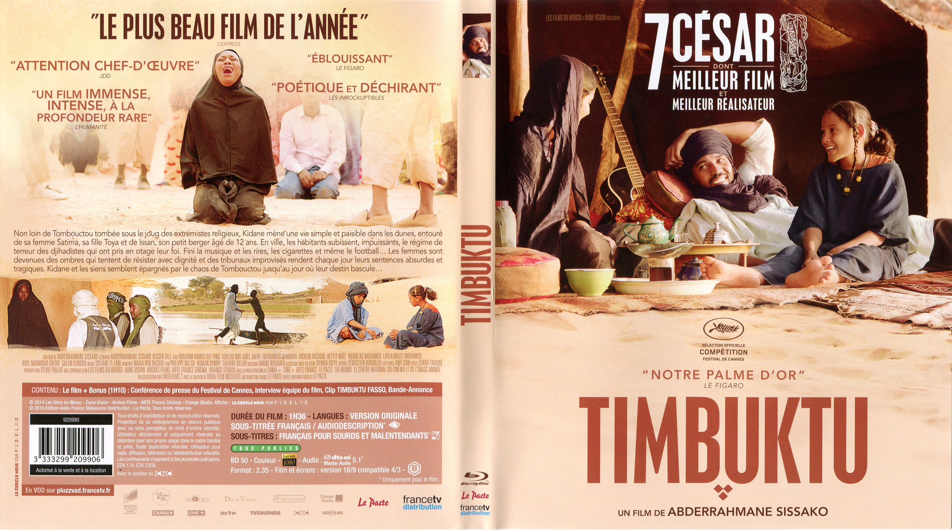Jaquette DVD Timbuktu (BLU-RAY)