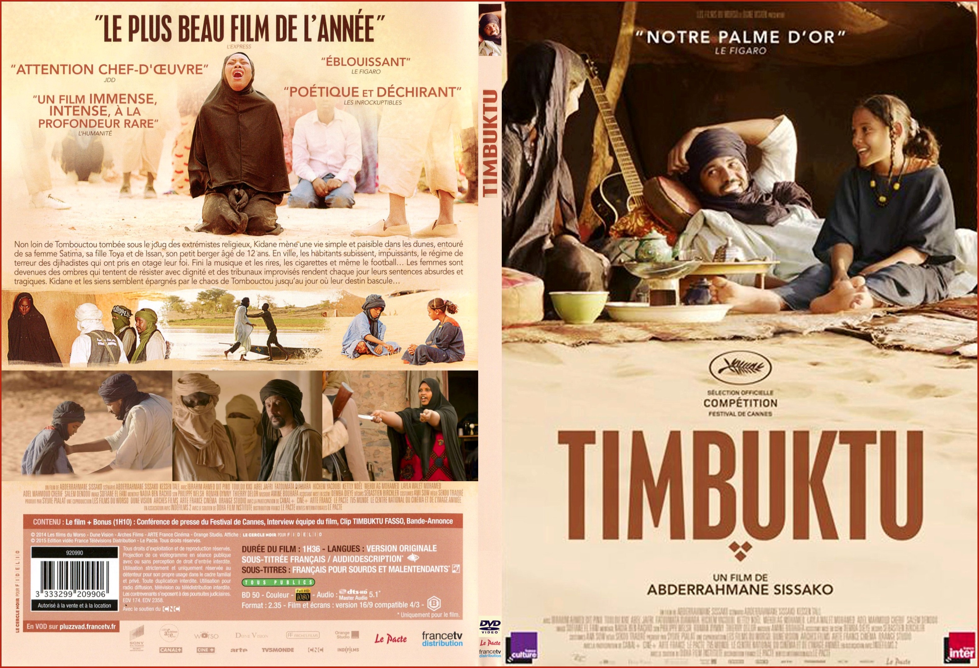 Jaquette DVD Timbuktu - SLIM