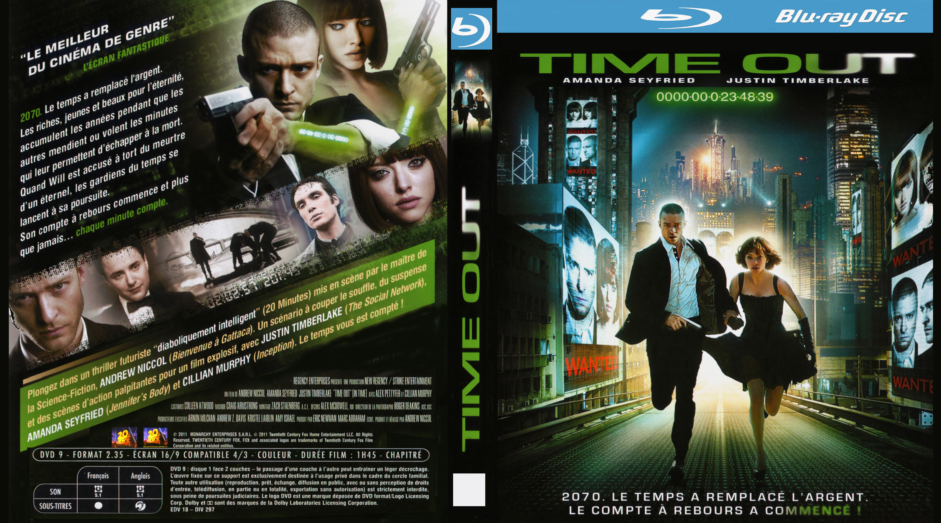 Jaquette DVD Time Out custom (BLU-RAY)