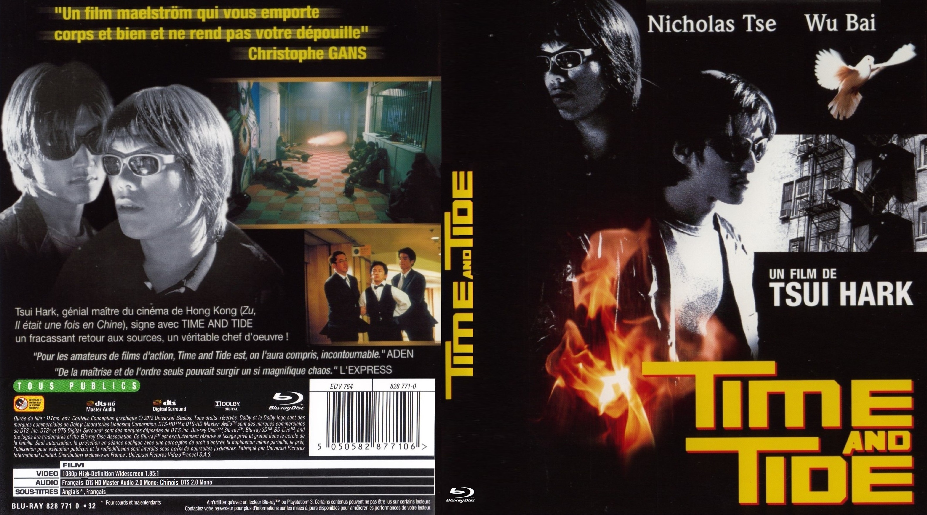 Jaquette DVD Time and tide custom (BLU-RAY)