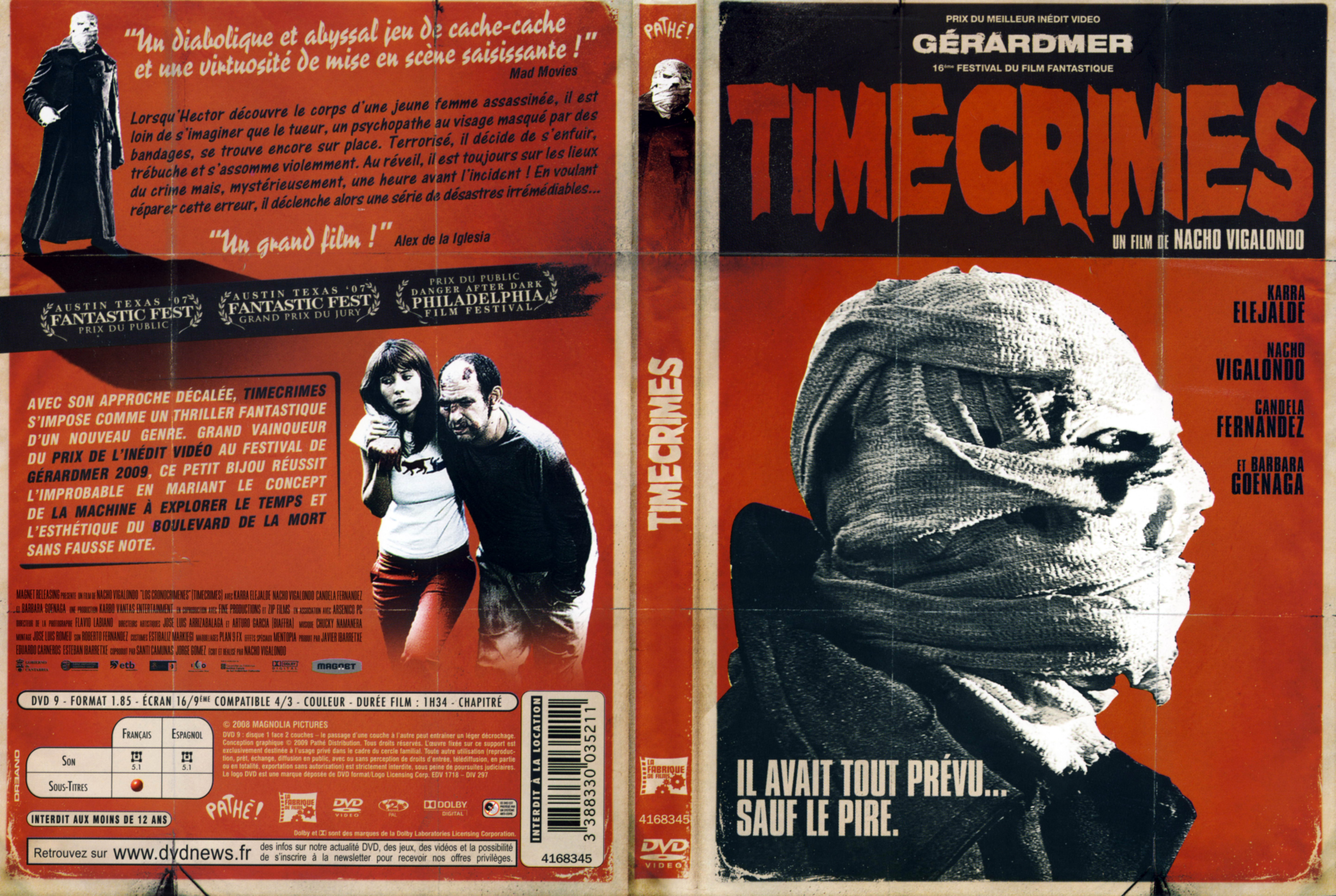 Jaquette DVD Time crimes