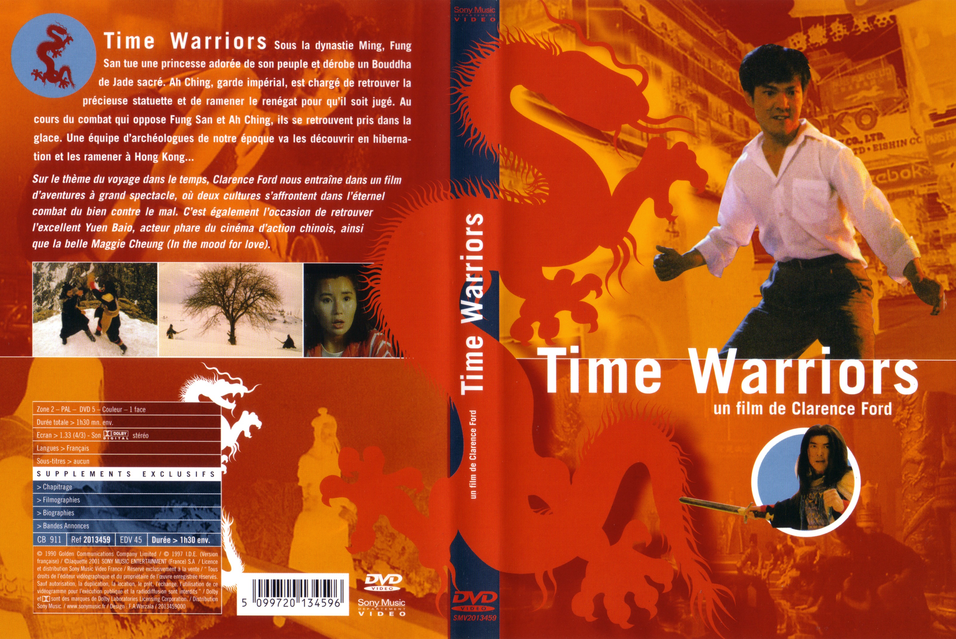 Jaquette DVD Time warriors
