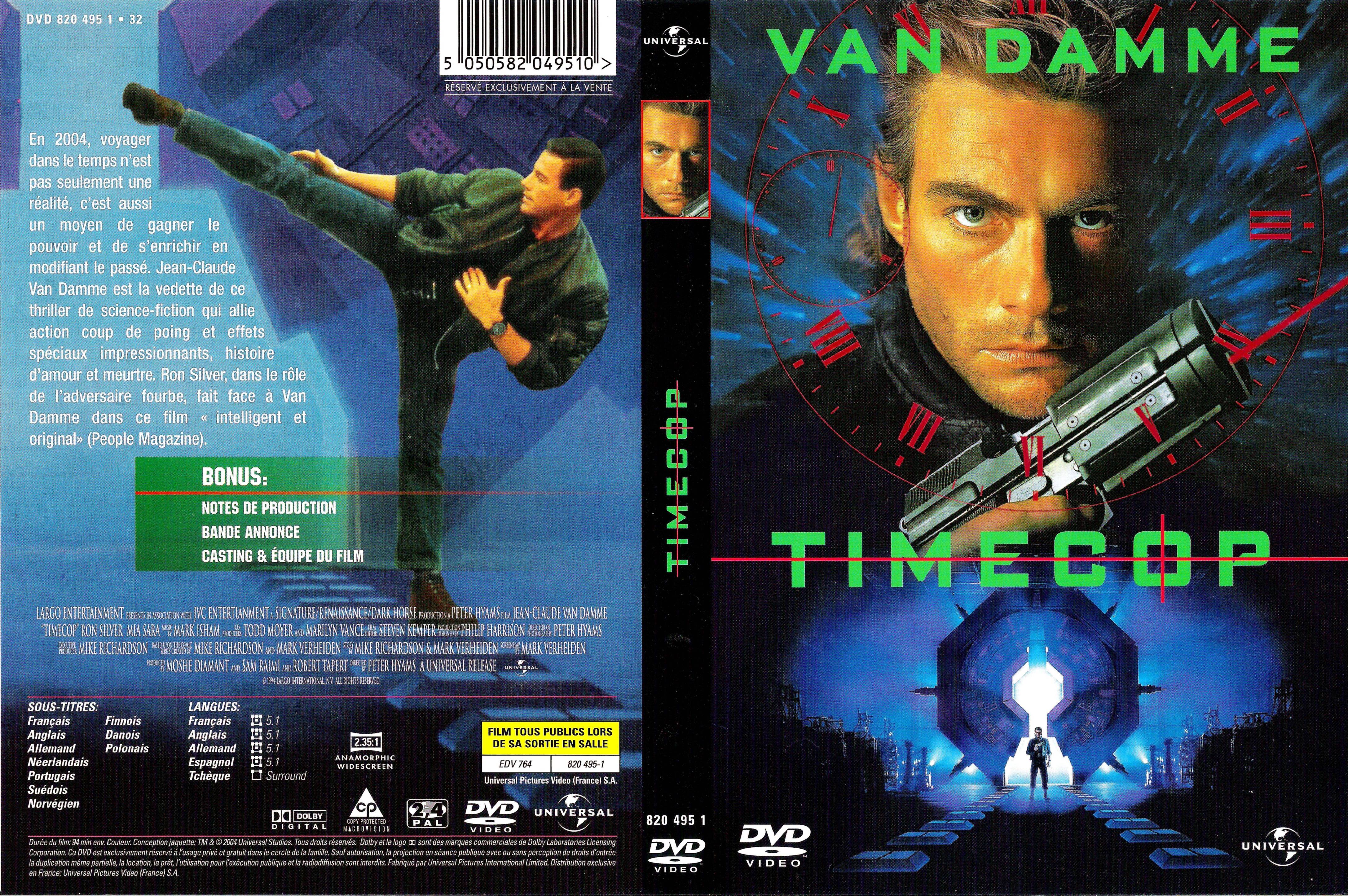 Jaquette DVD Timecop