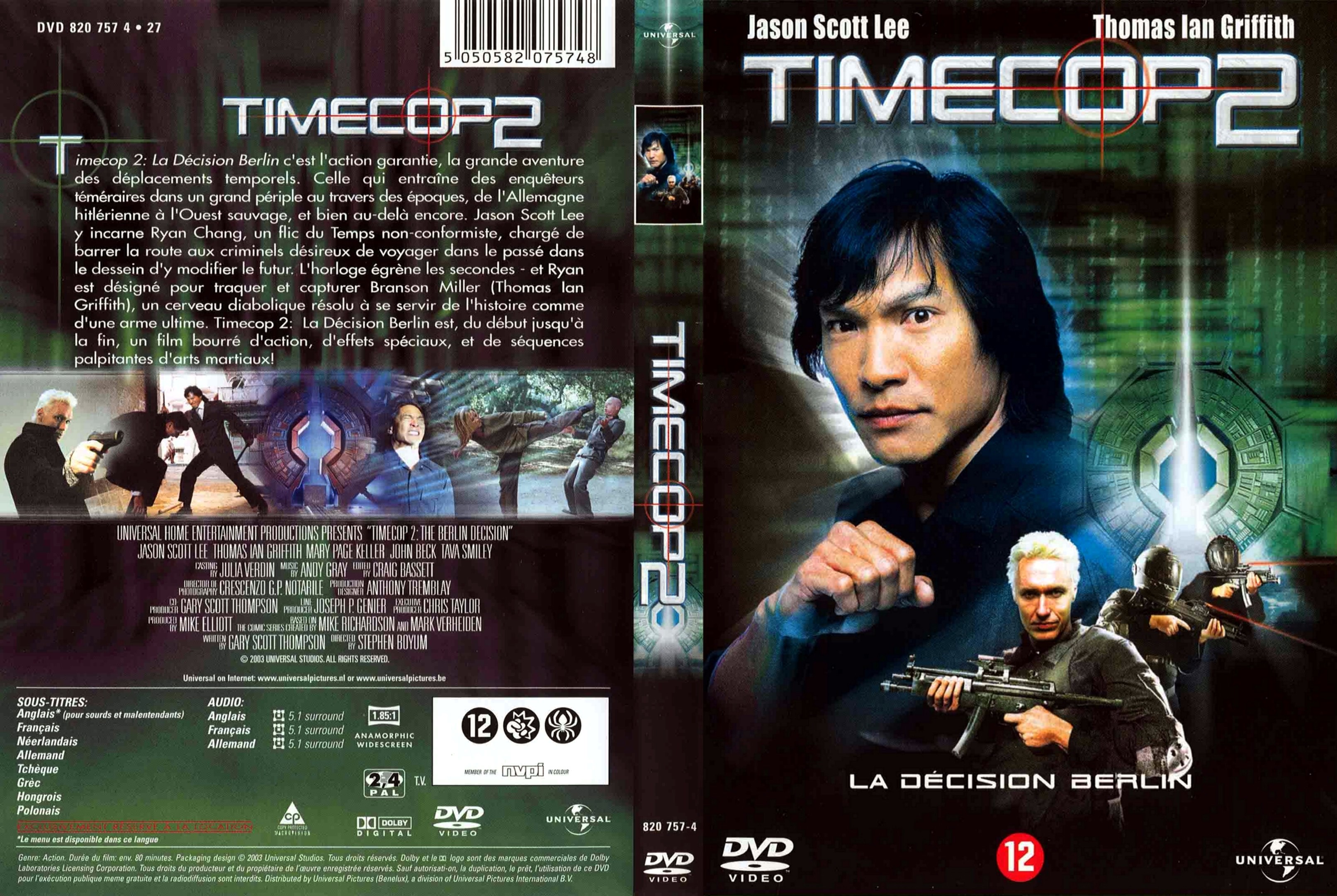 Jaquette DVD Timecop 2