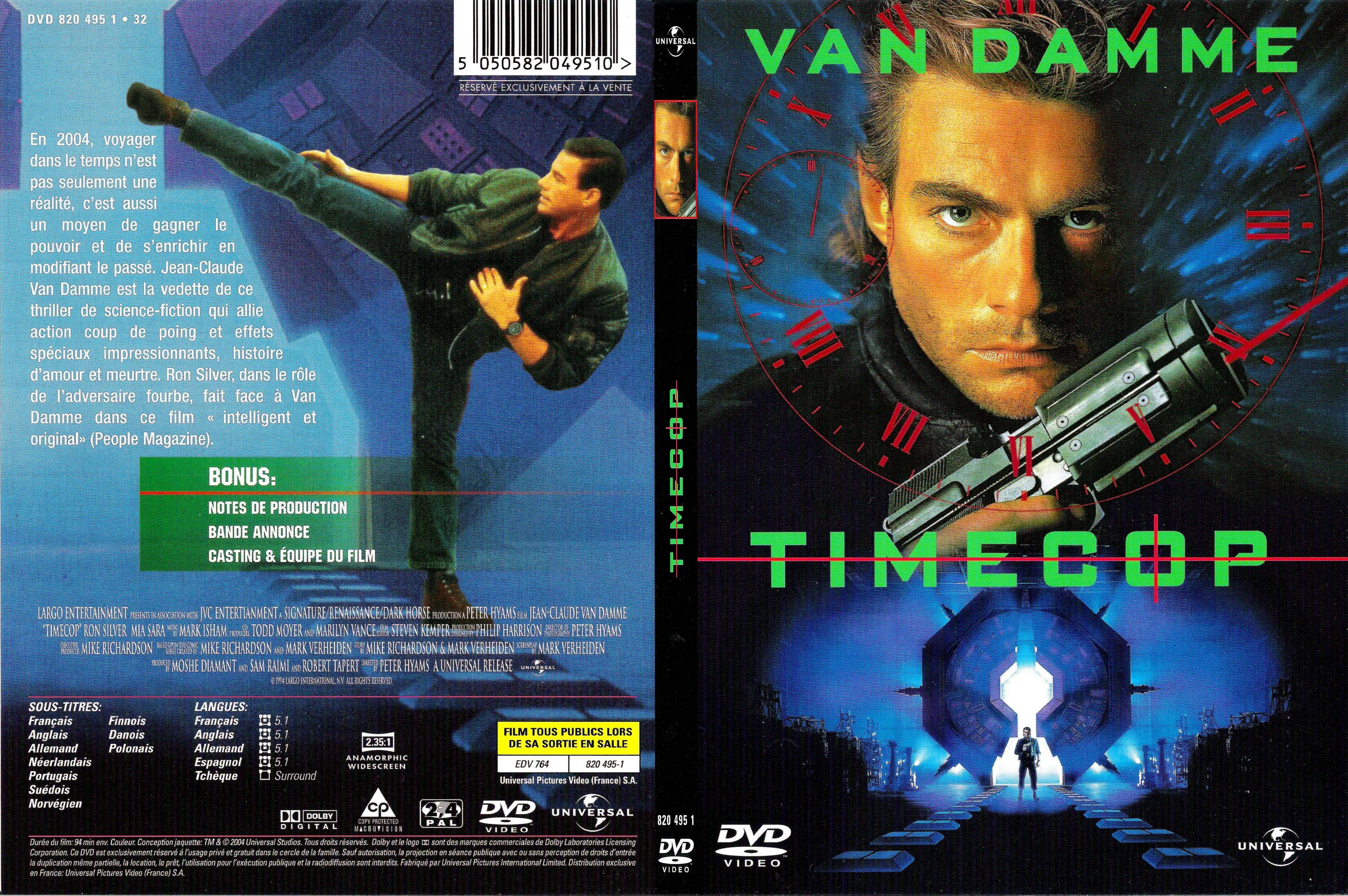 Jaquette DVD Timecop - SLIM