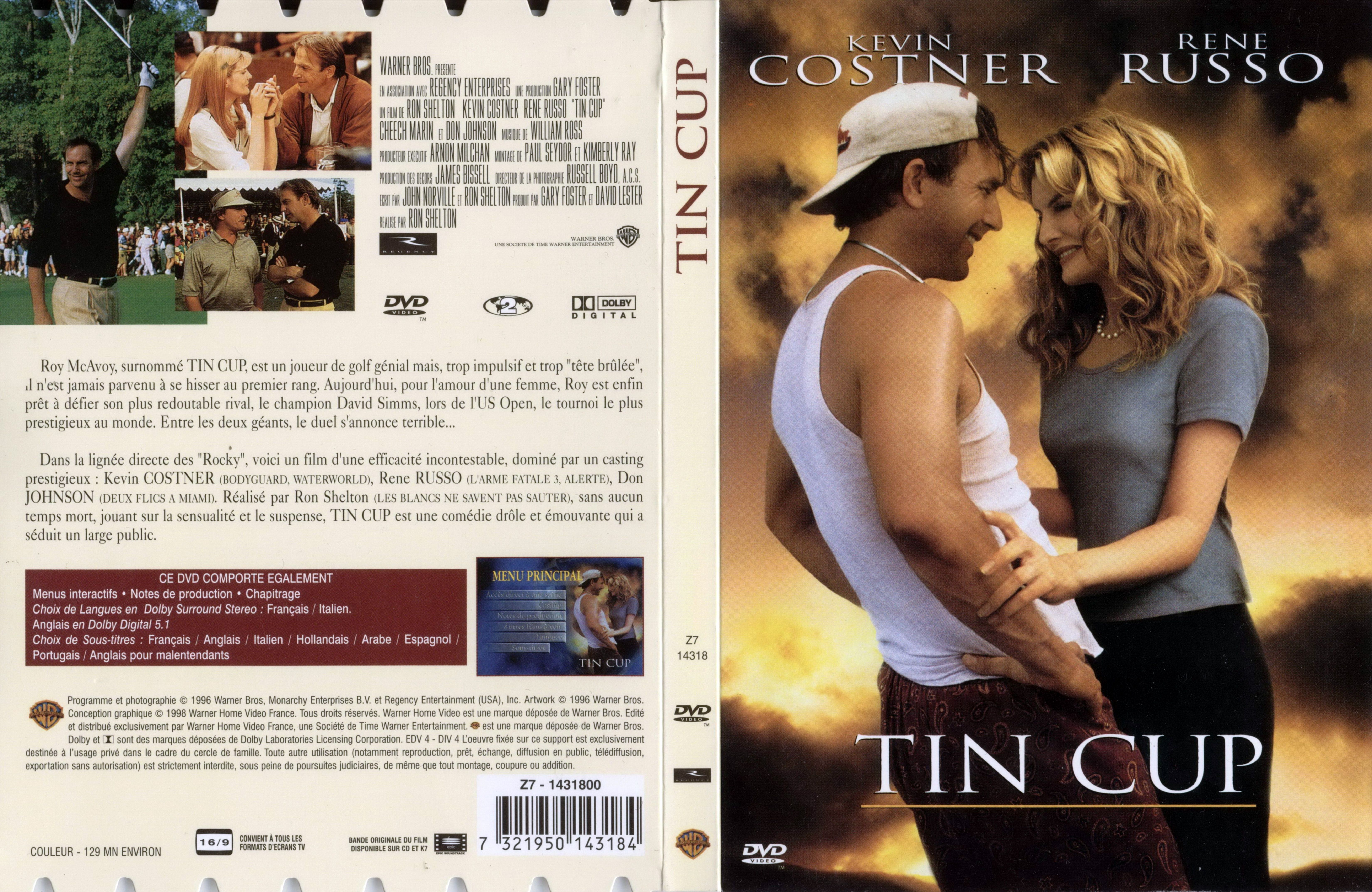 Jaquette DVD Tin cup