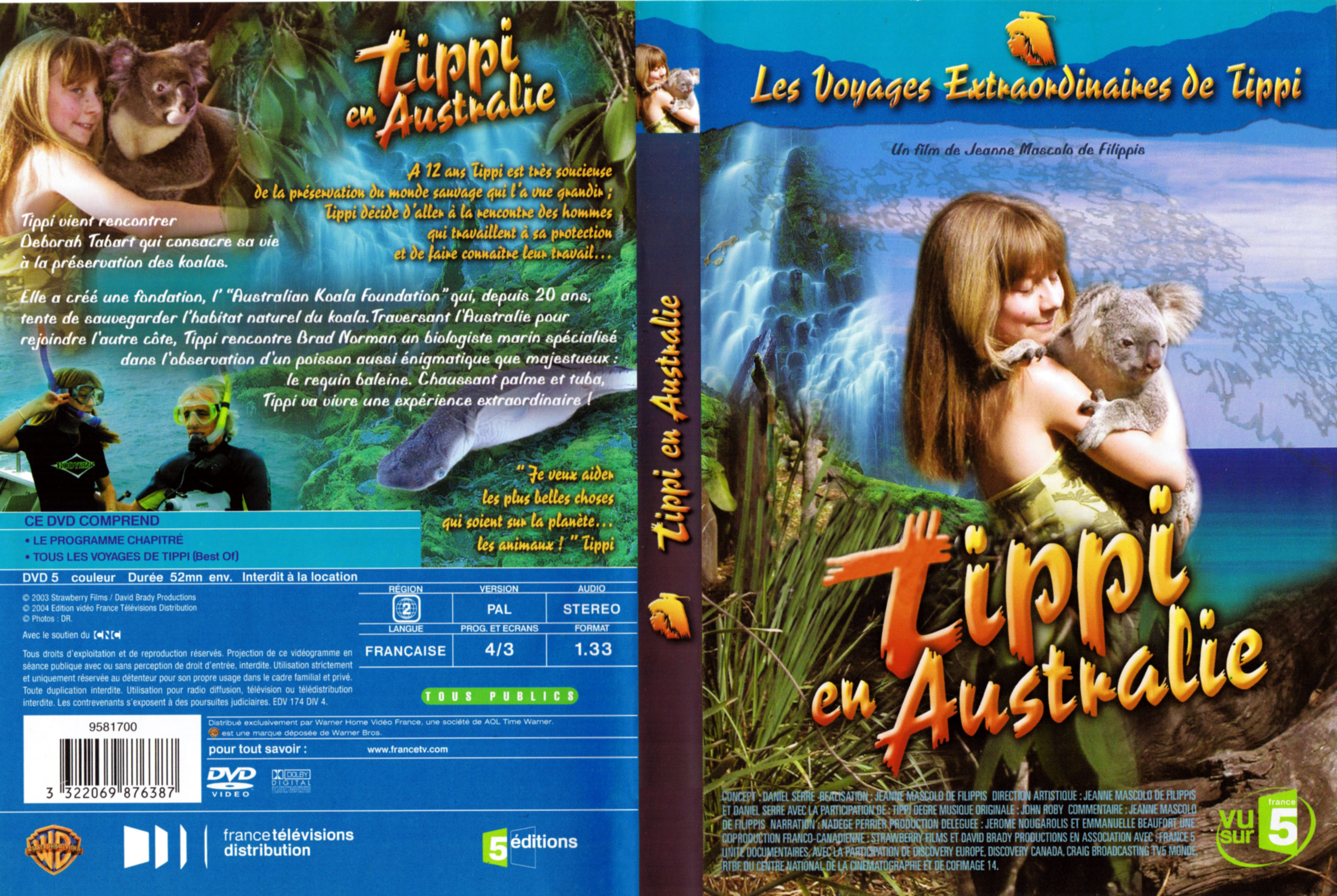 Jaquette DVD Tippi en Australie