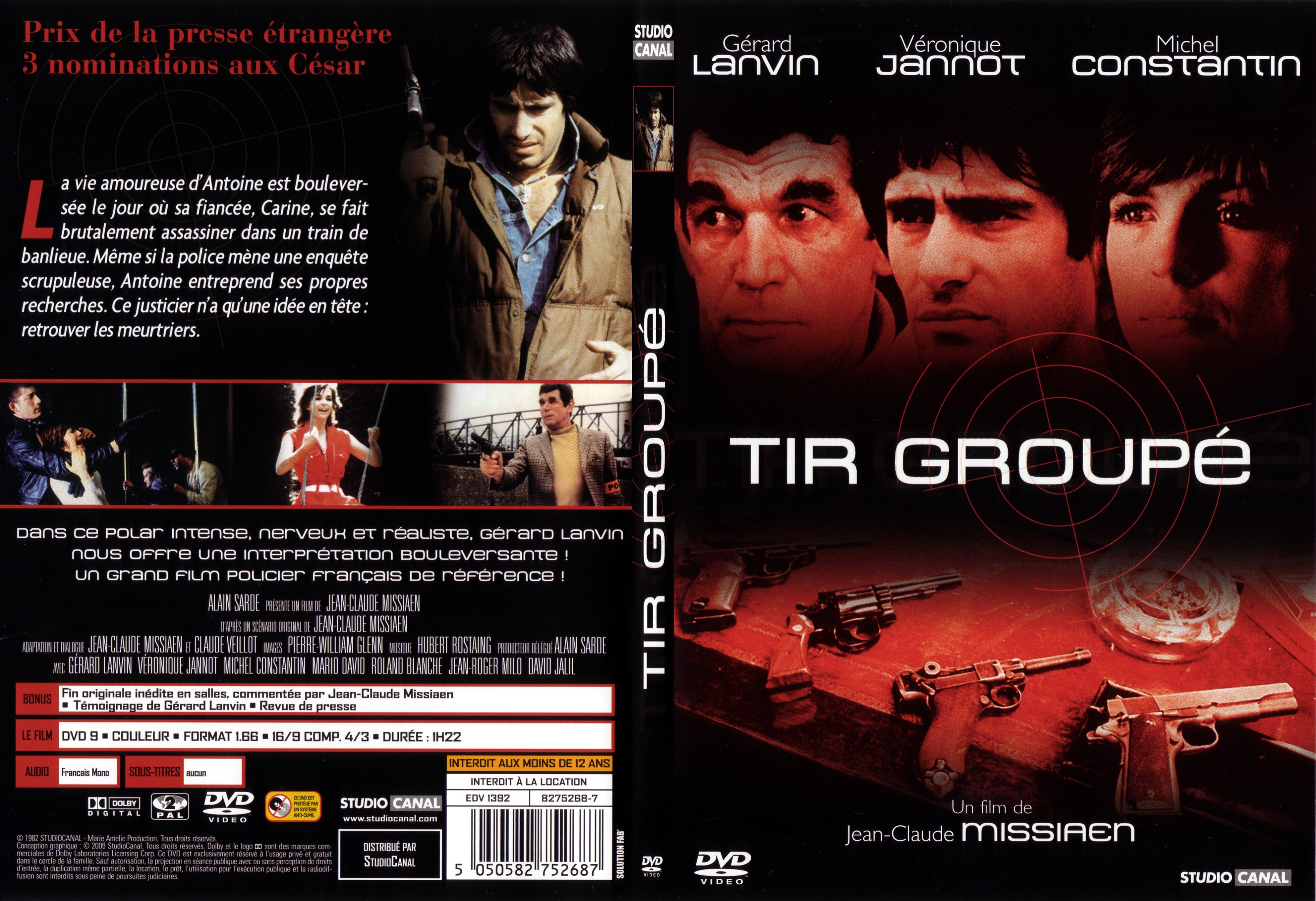 Jaquette DVD Tir group - SLIM