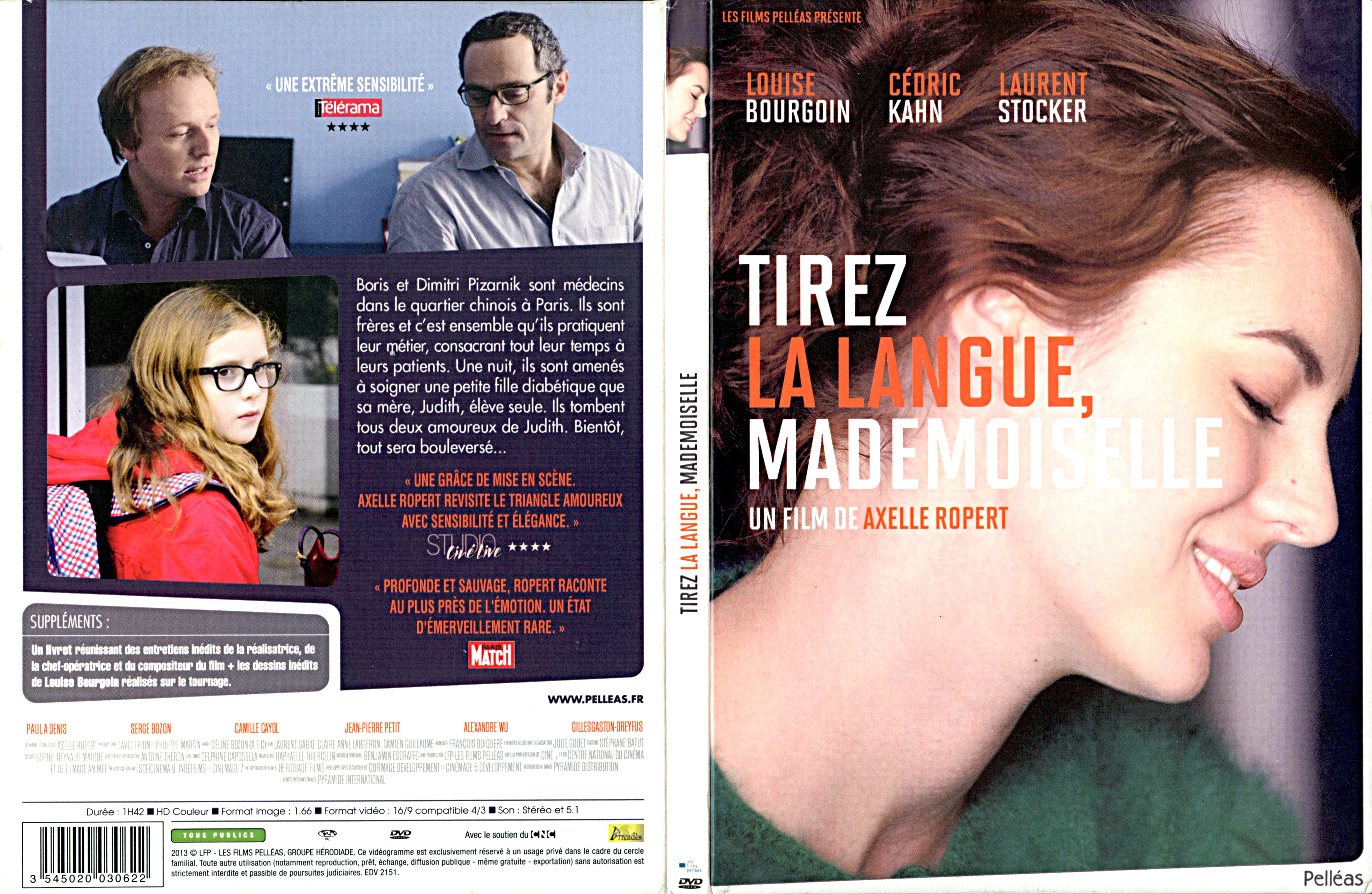 Jaquette DVD Tirez la langue, mademoiselle