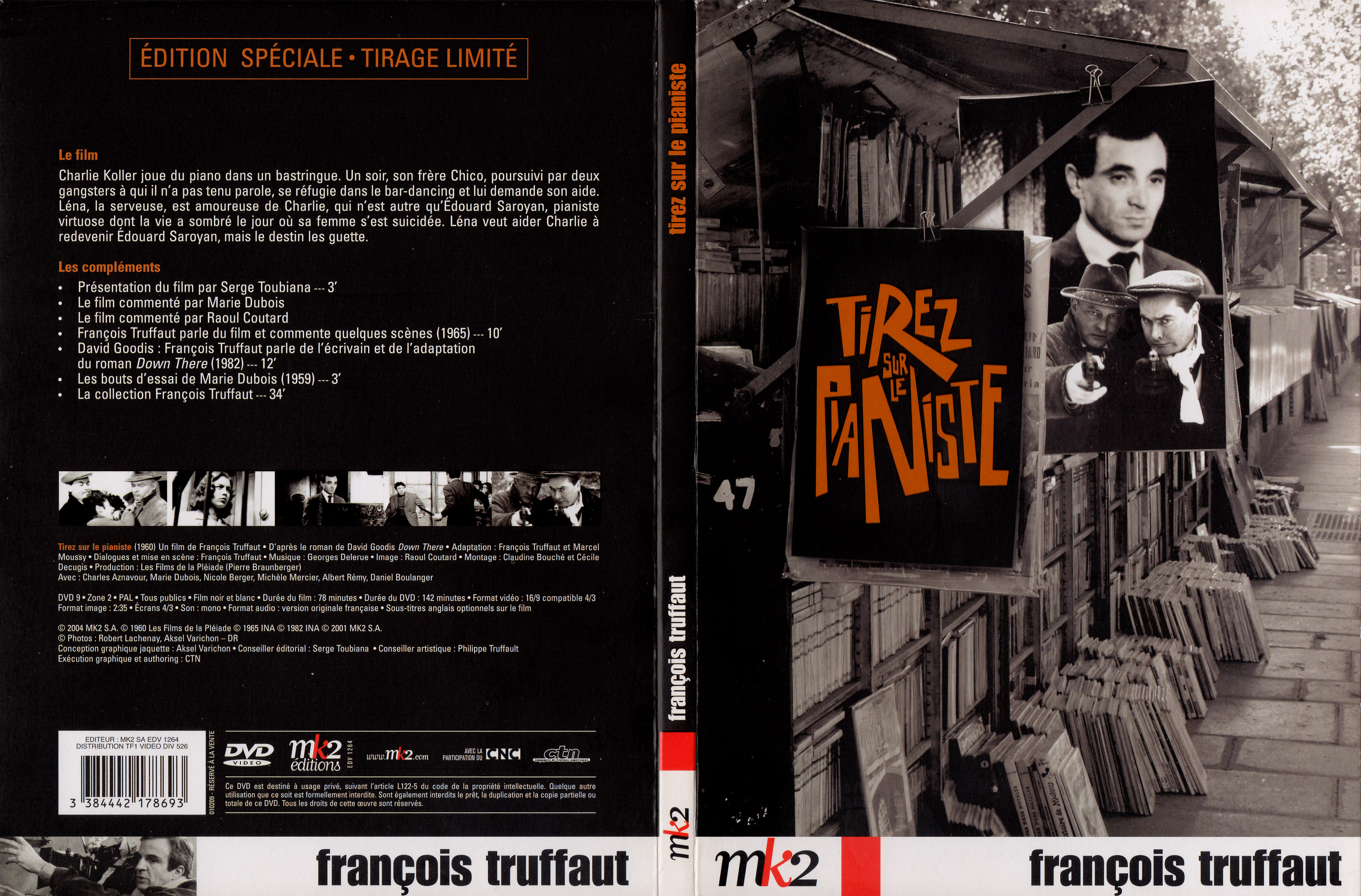 Jaquette DVD Tirez sur le pianiste