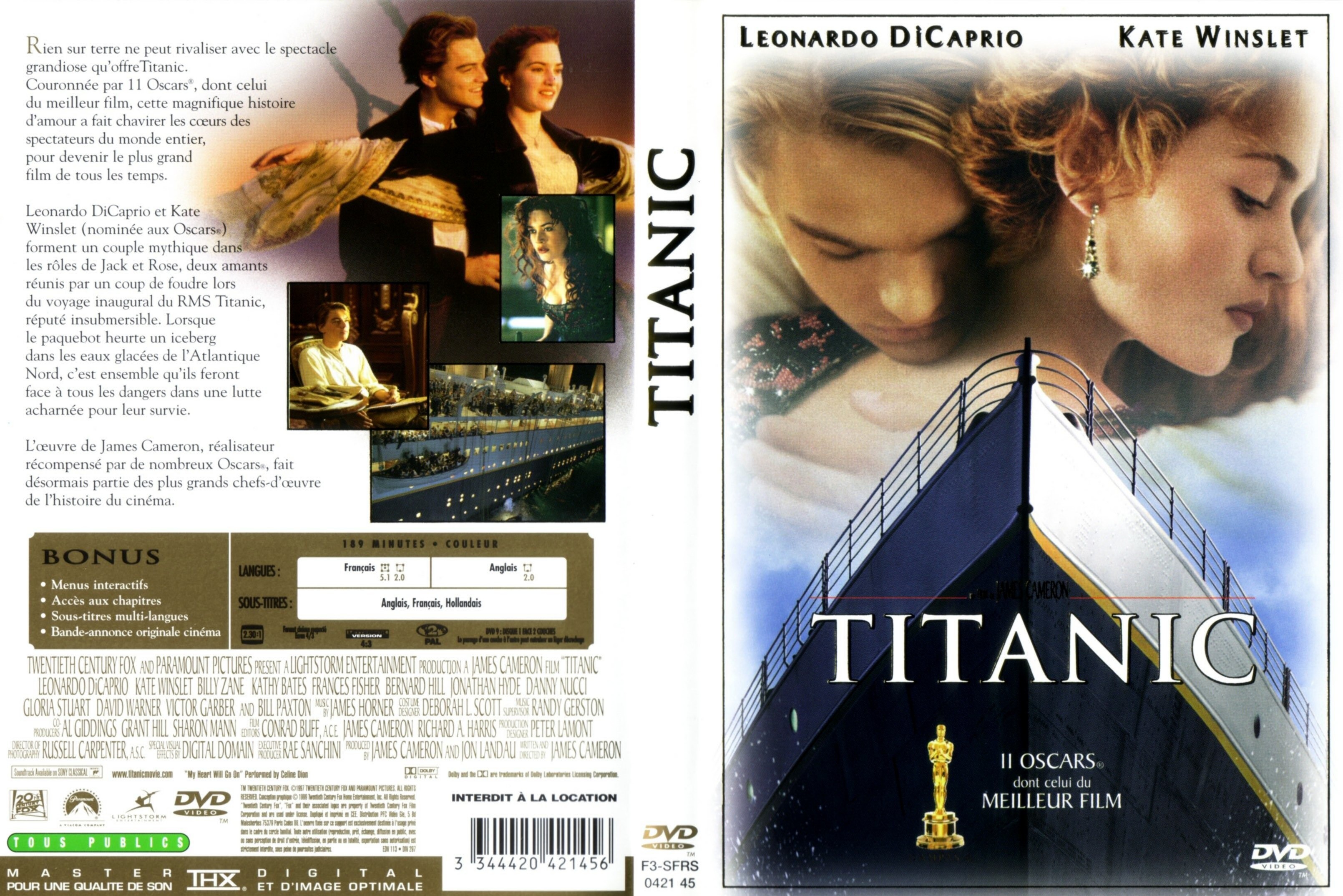Jaquette DVD Titanic