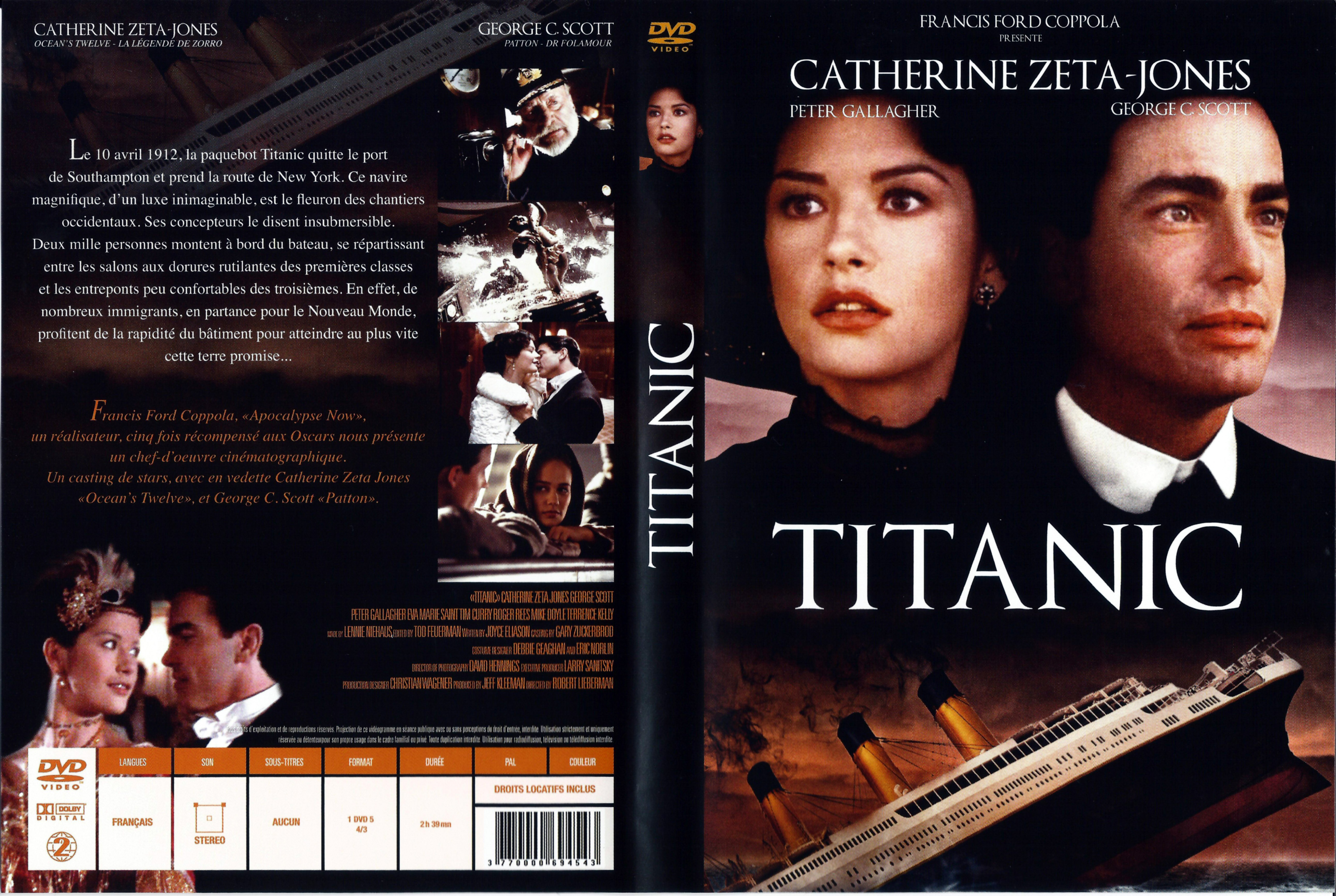 Jaquette DVD Titanic (1996)