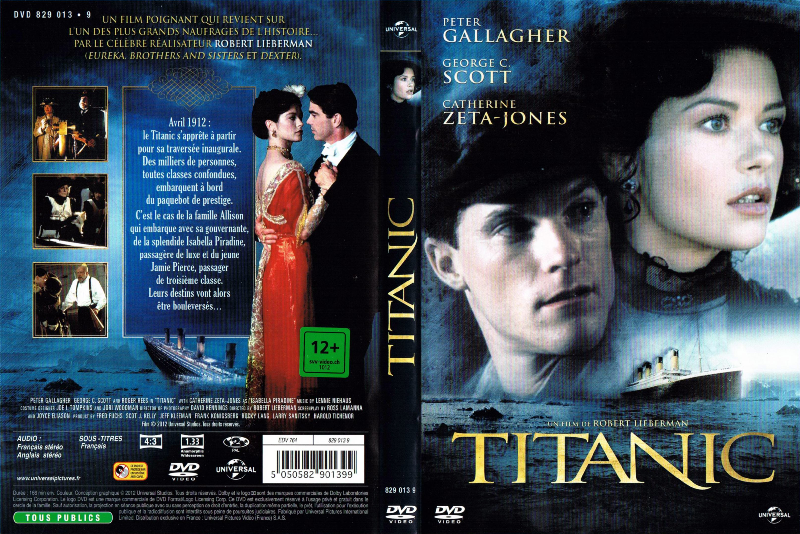 Jaquette DVD Titanic (1996) v2