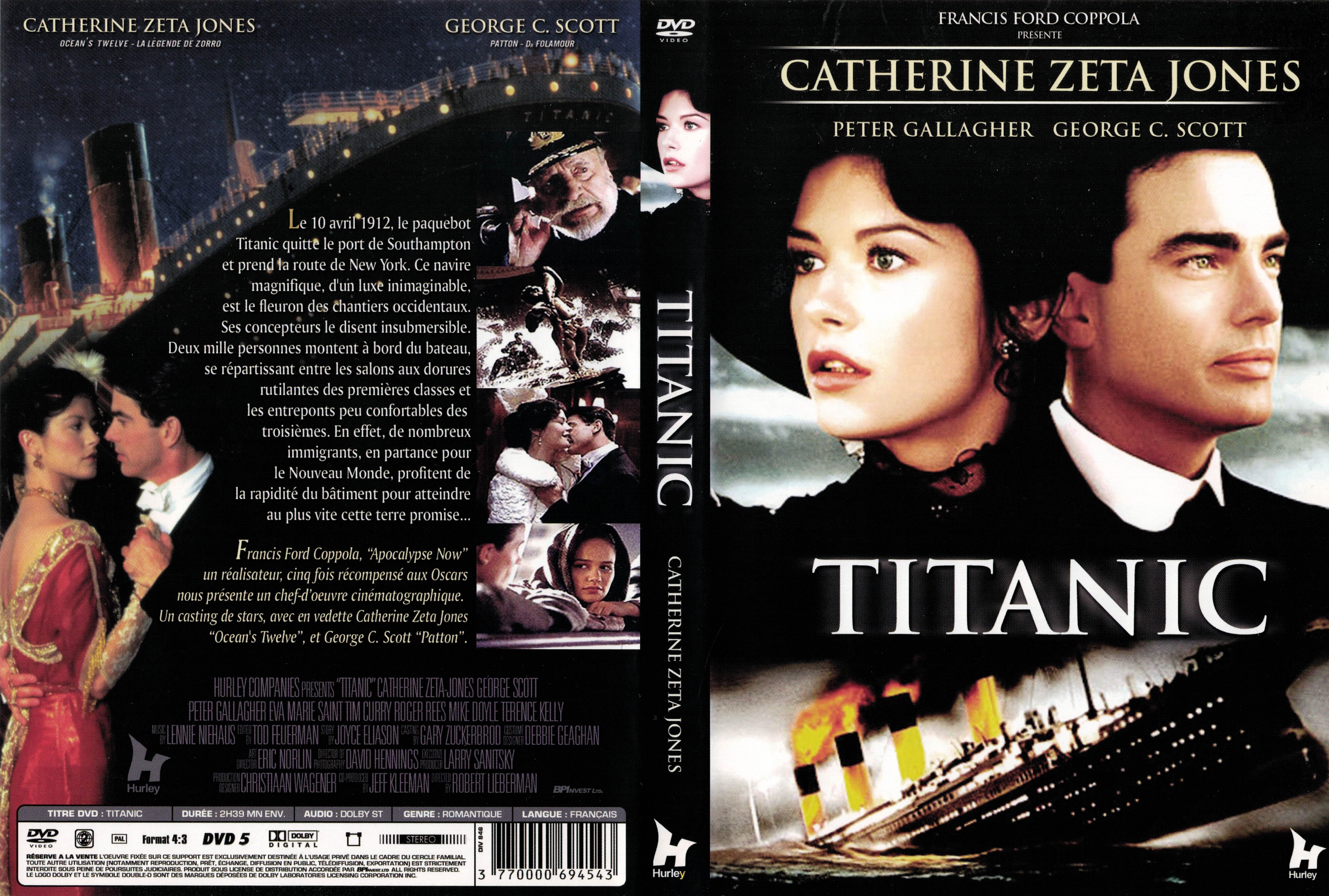Jaquette DVD Titanic (1996) v3