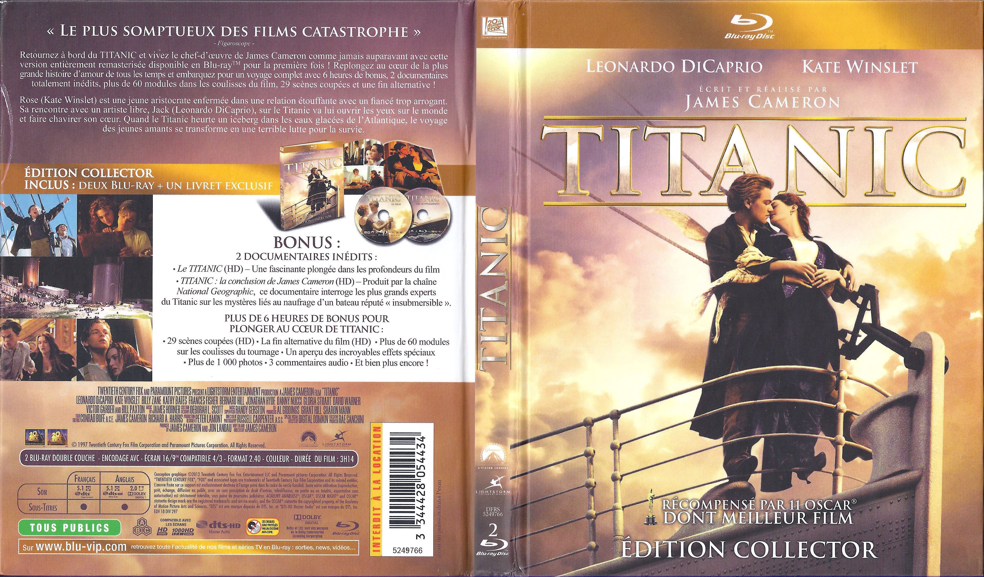 Jaquette DVD Titanic (BLU-RAY)
