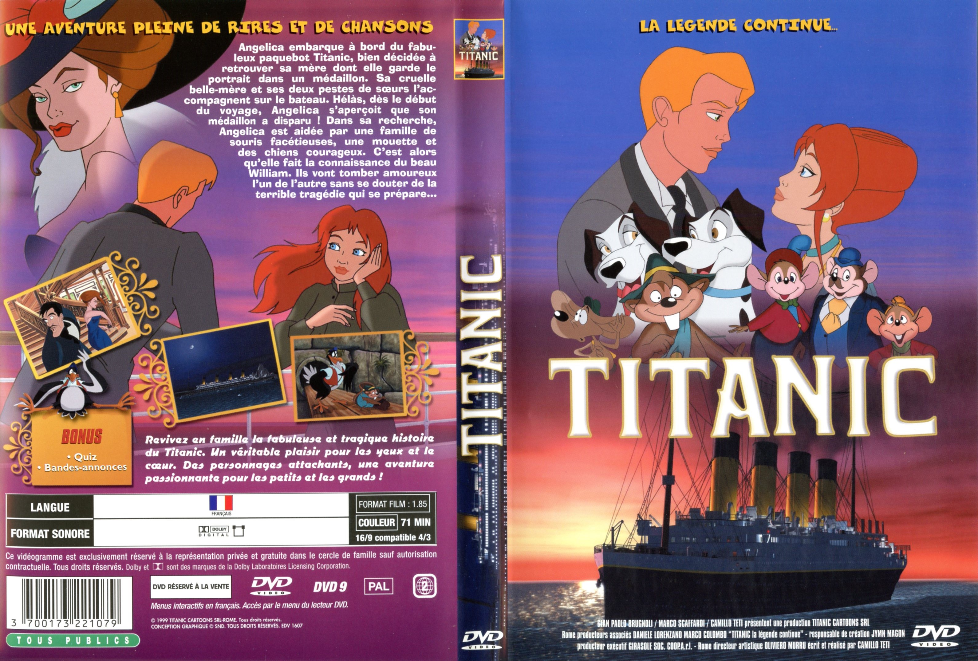 Jaquette DVD Titanic (DA)