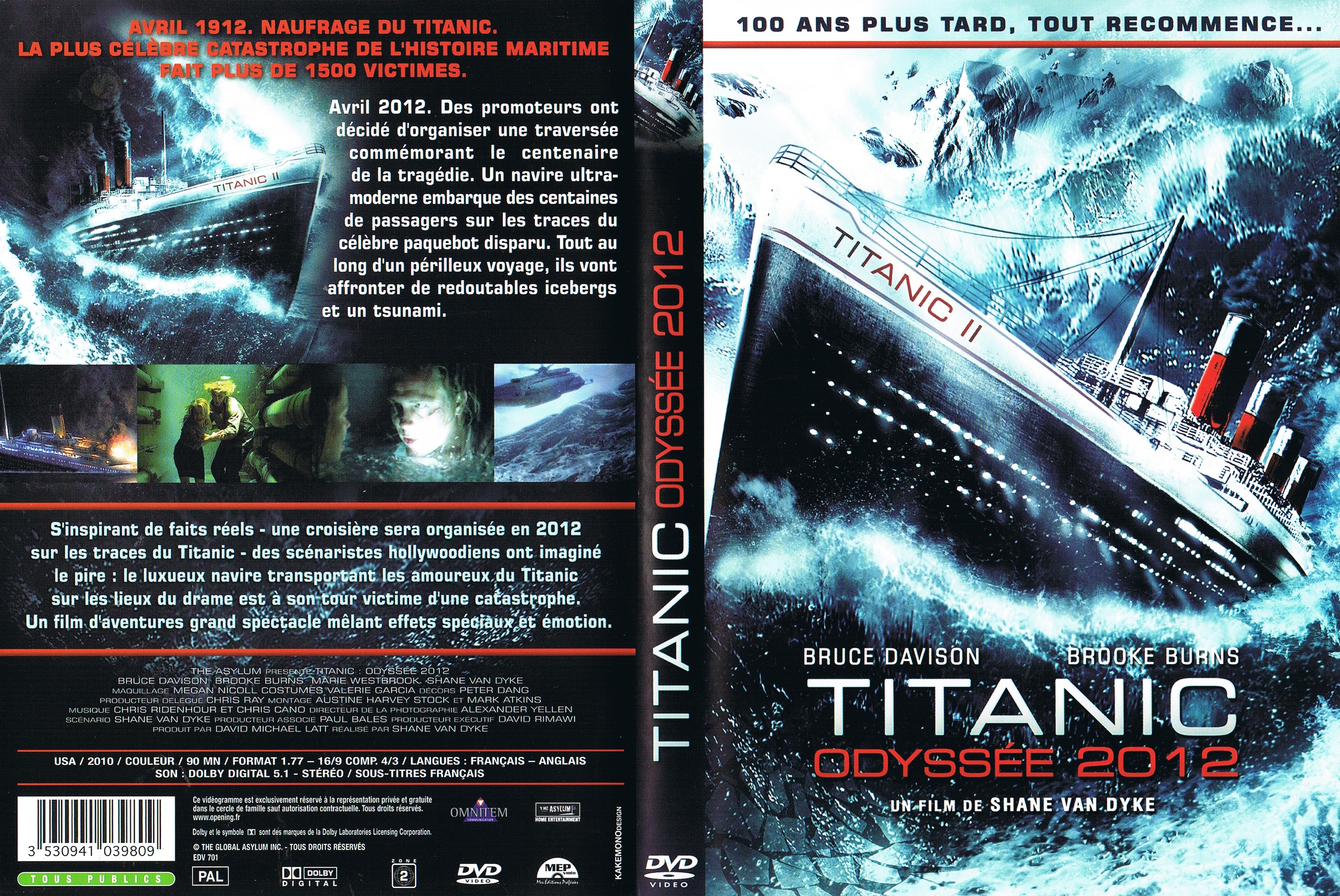 Jaquette DVD Titanic : Odysse 2012
