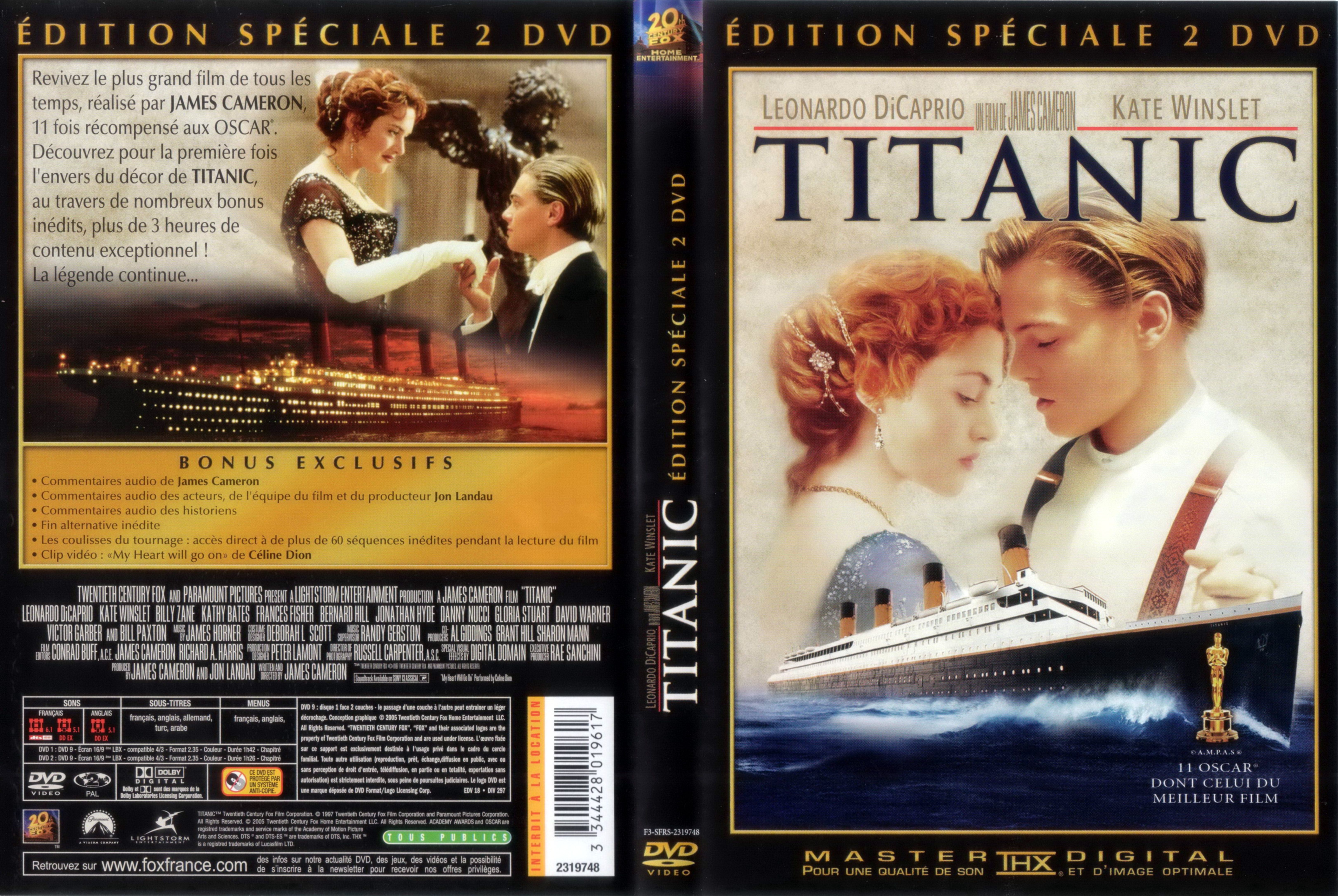 Jaquette DVD Titanic v3