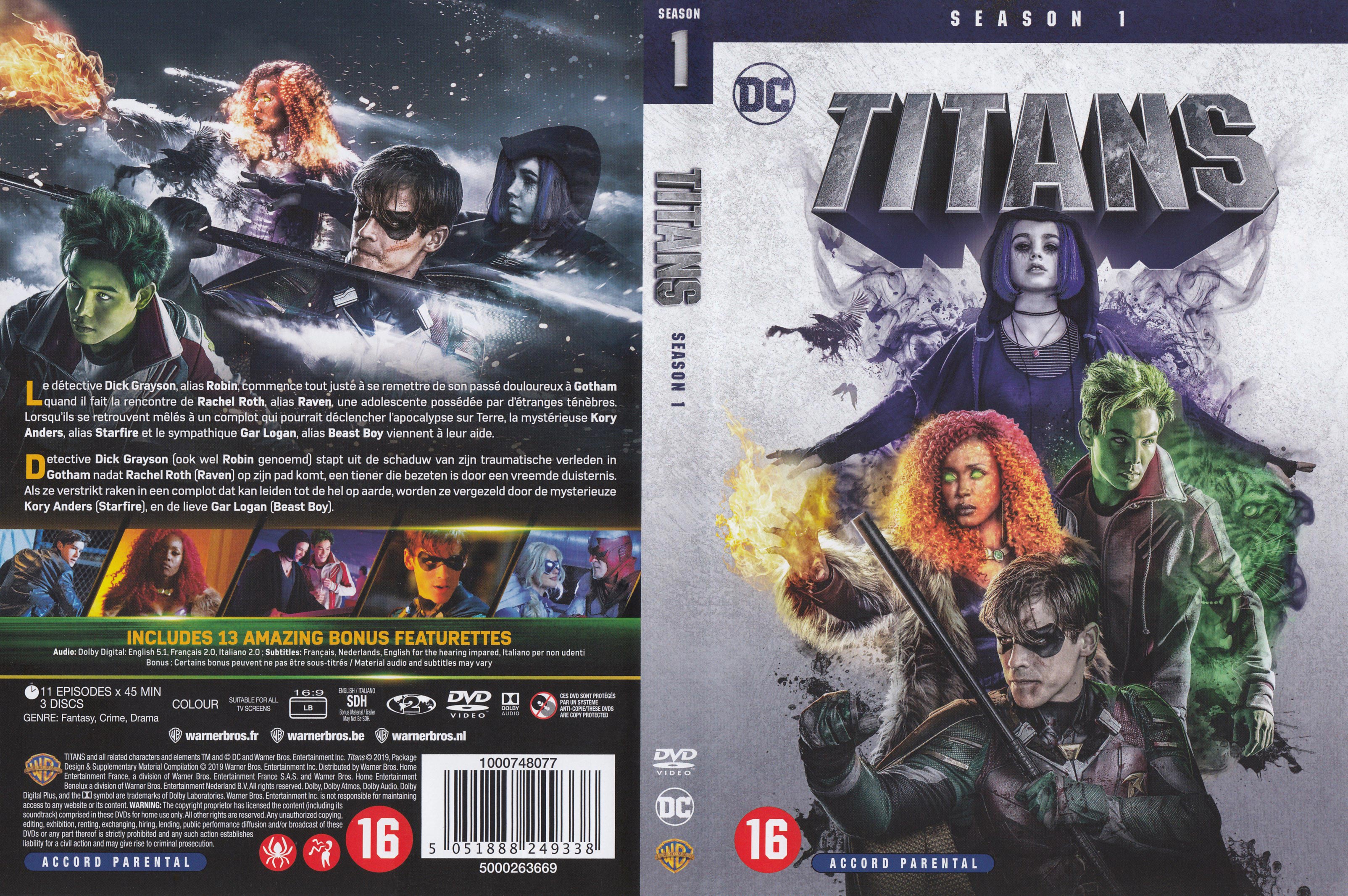 Jaquette DVD Titans Saison 1