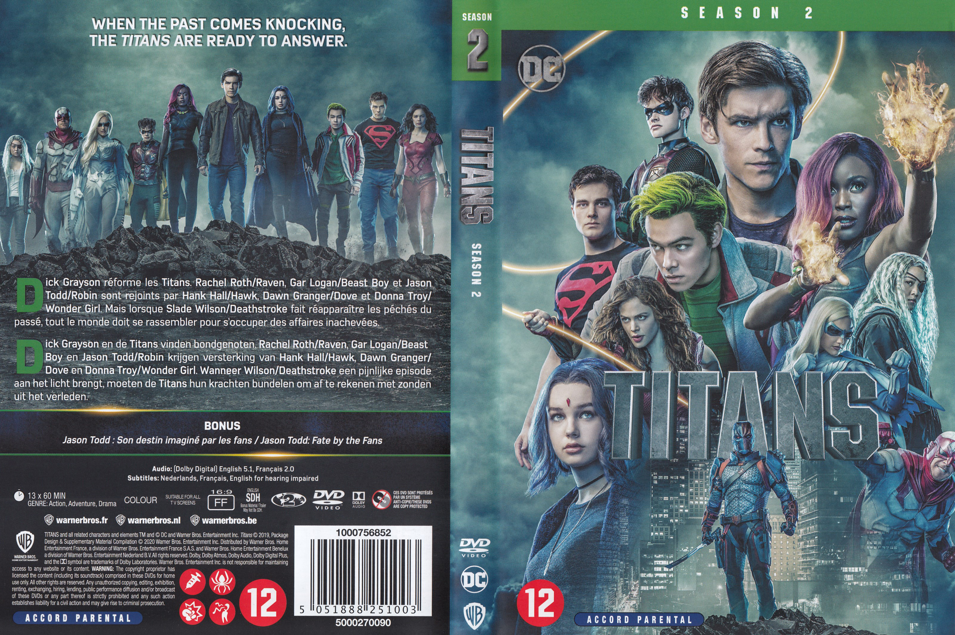 Jaquette DVD Titans saison 2