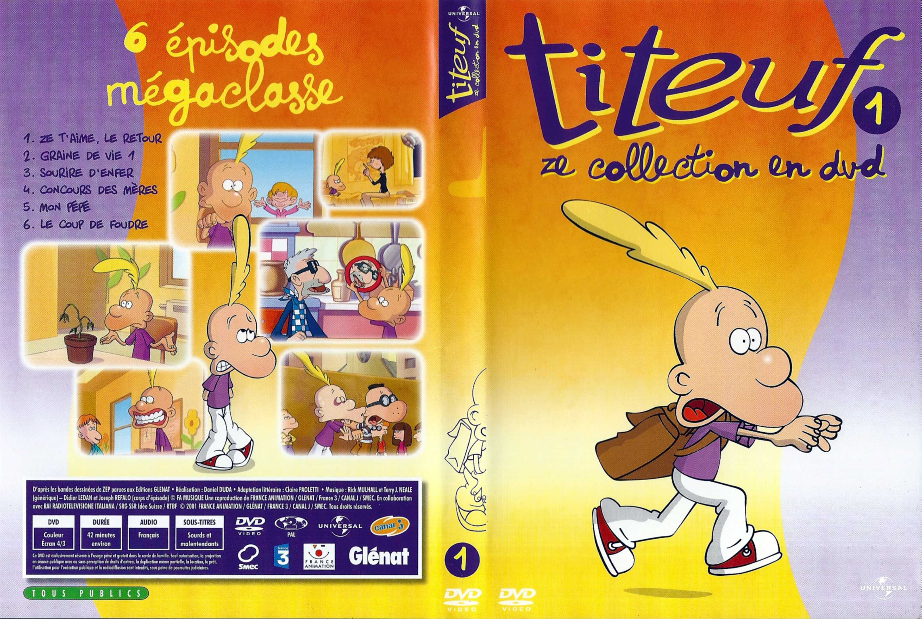 Jaquette DVD Titeuf - Ze collection en dvd 01