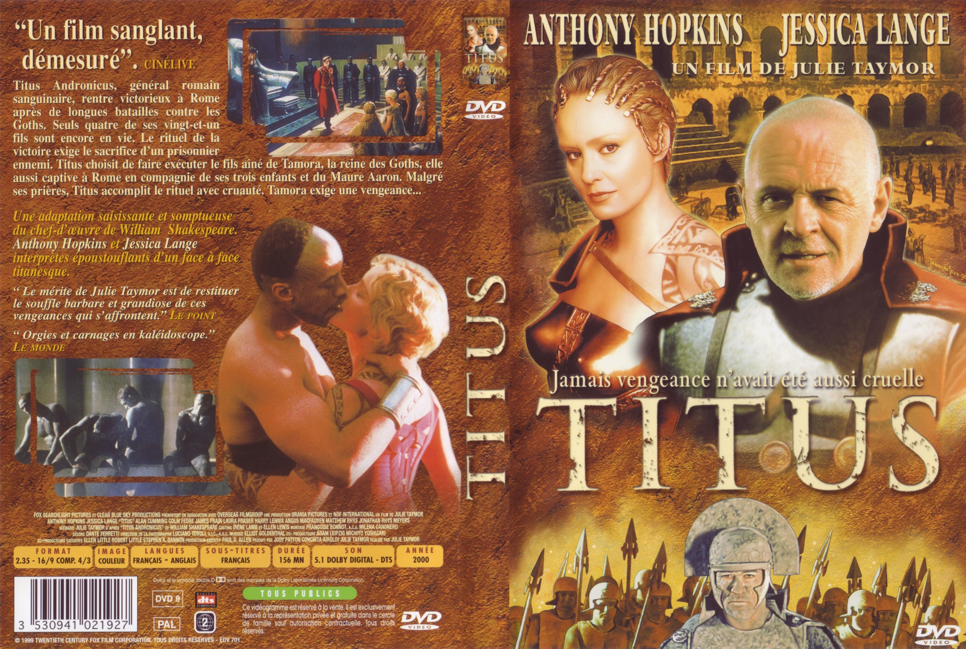 Jaquette DVD Titus