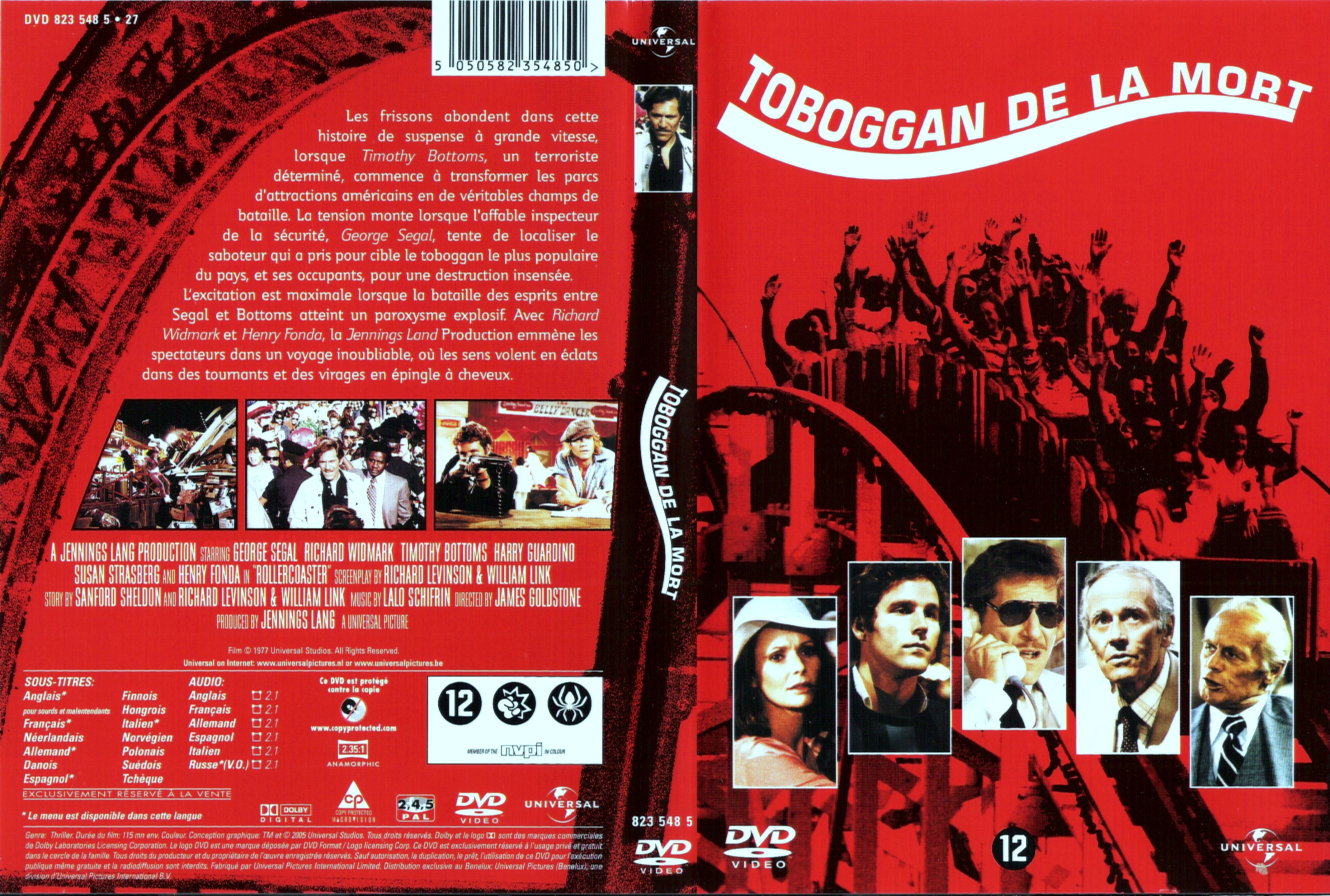 Jaquette DVD Toboggan de la mort