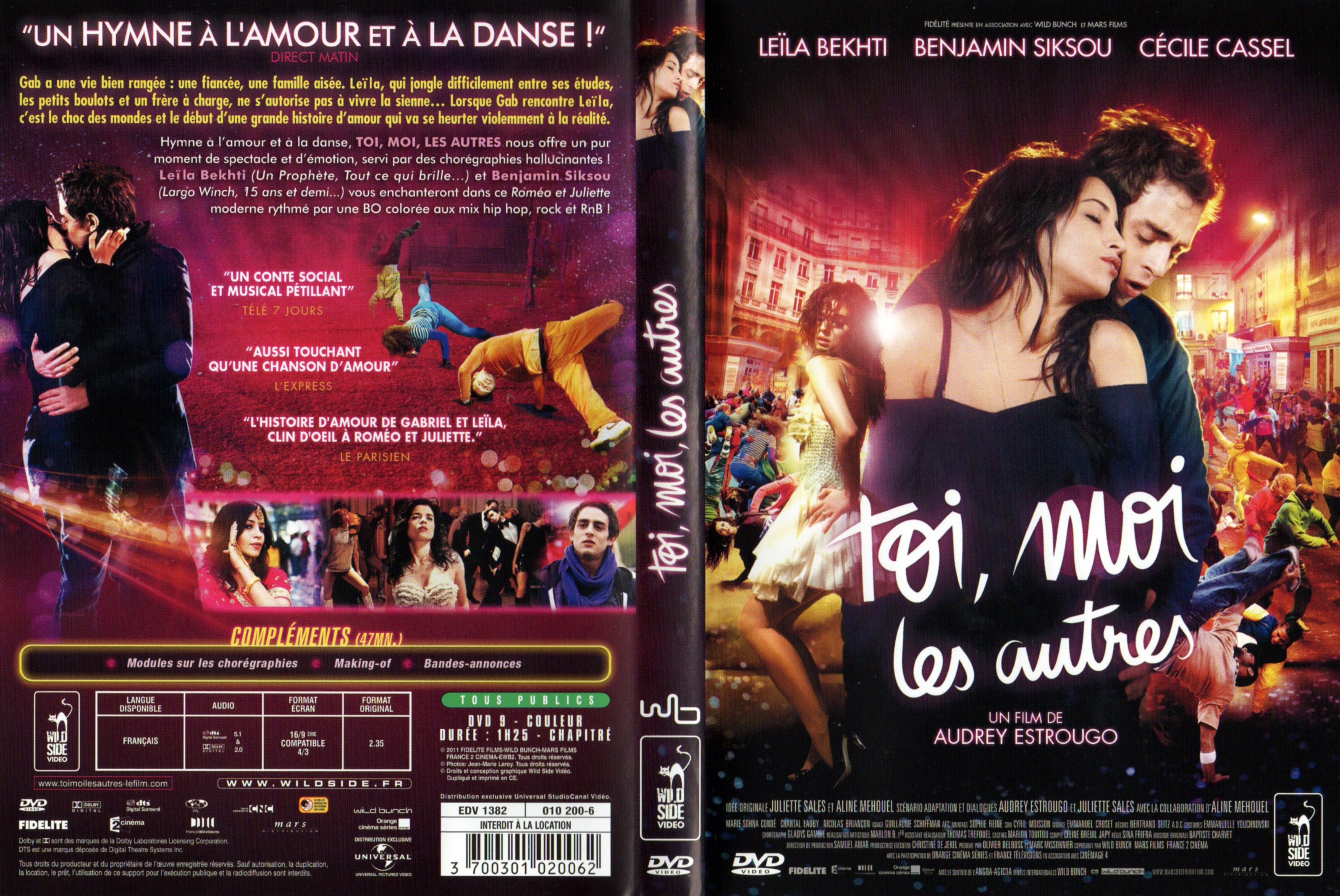 Jaquette DVD Toi, moi, les autres