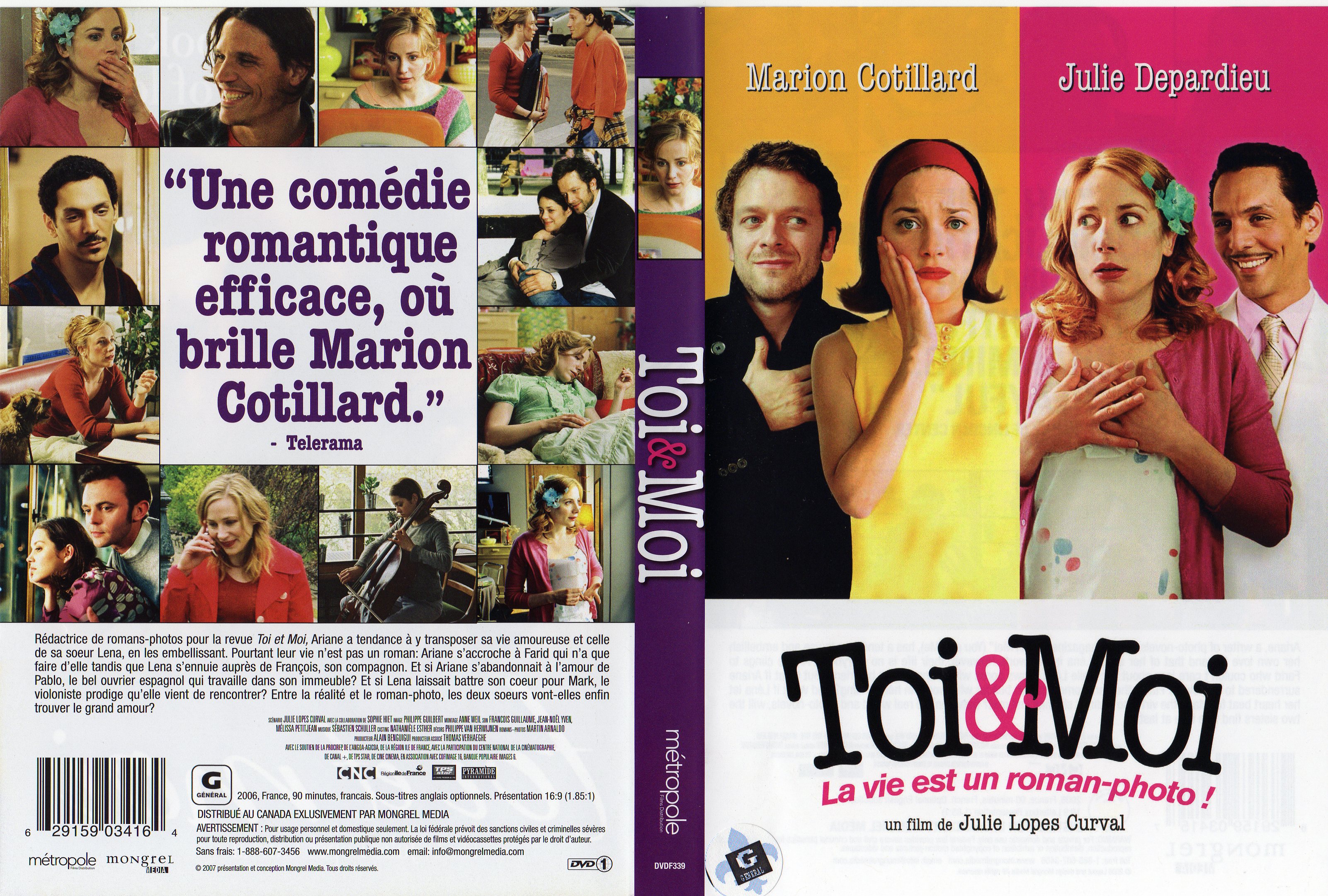 Jaquette DVD Toi et moi v2