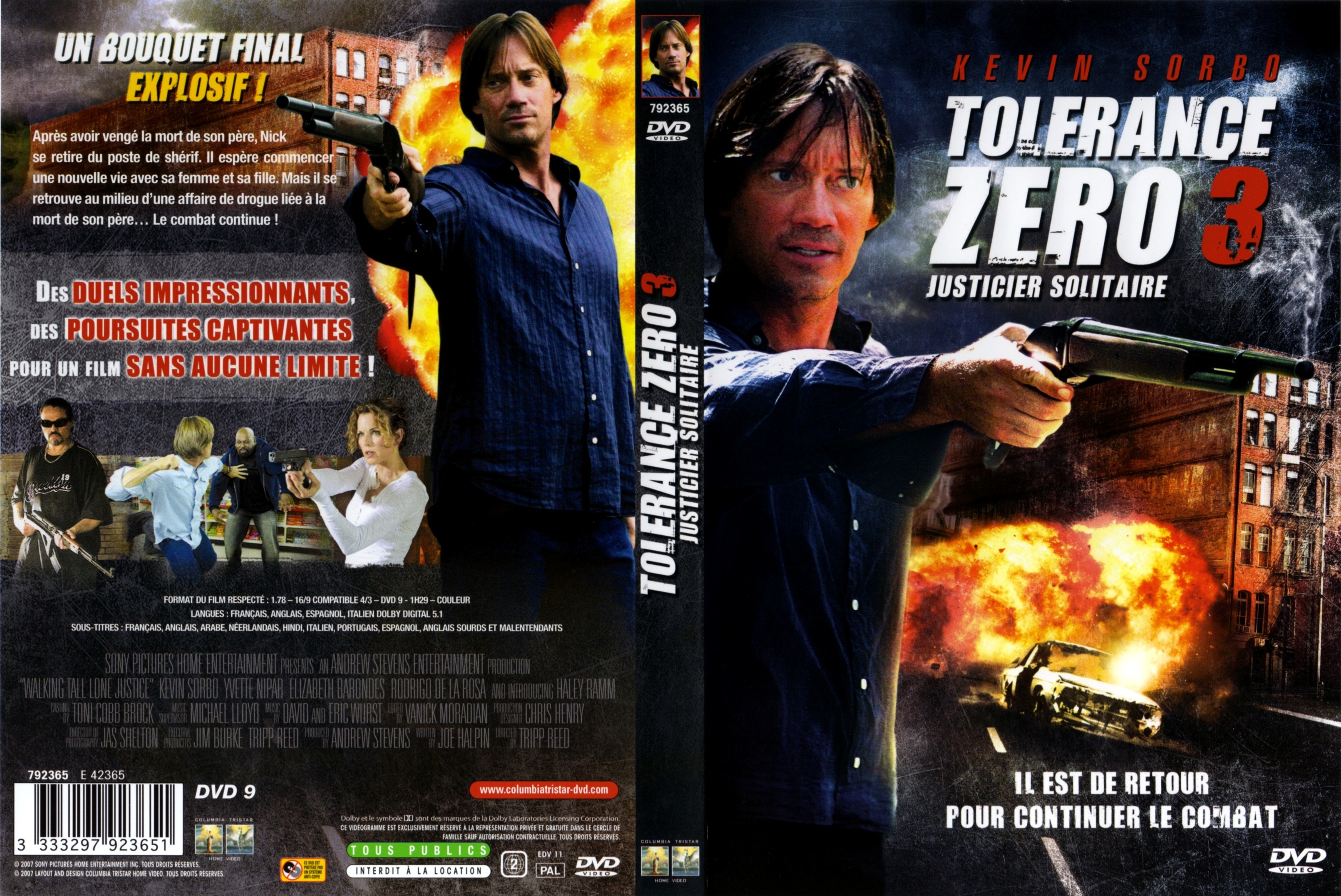 Jaquette DVD Tolerance zero 3