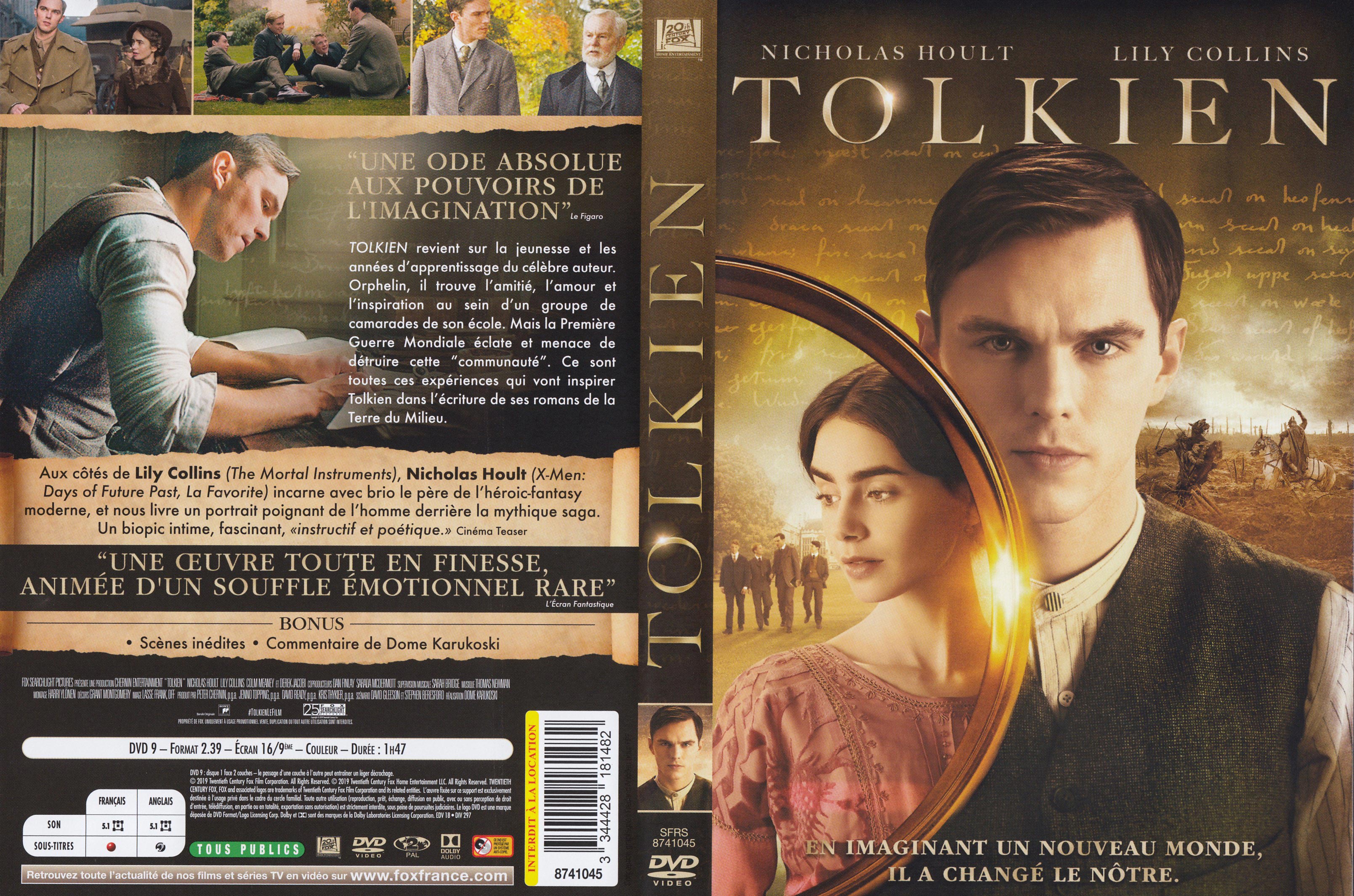 Jaquette DVD Tolkien