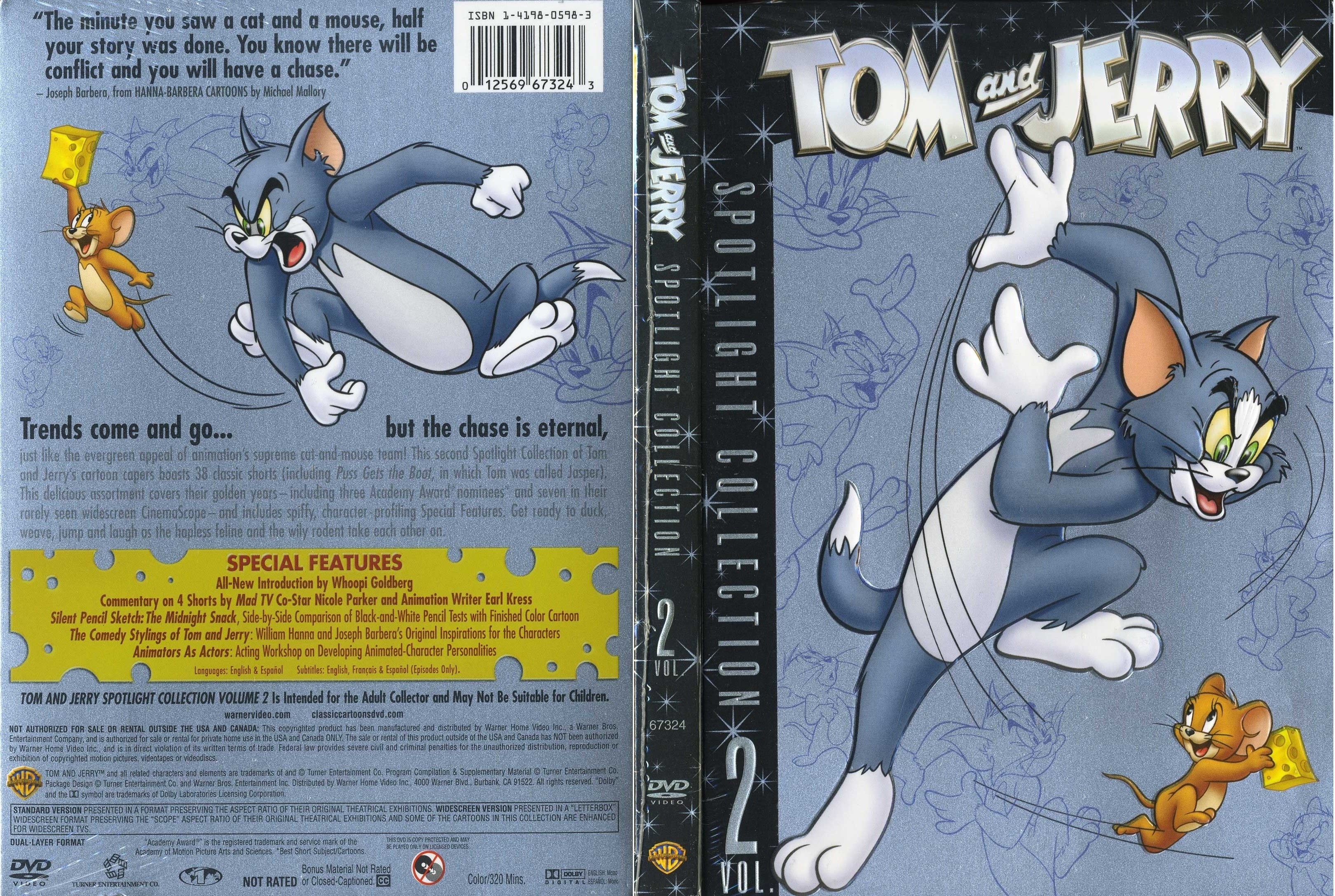 Jaquette DVD Tom & Jerry vol 2 (Canadienne)
