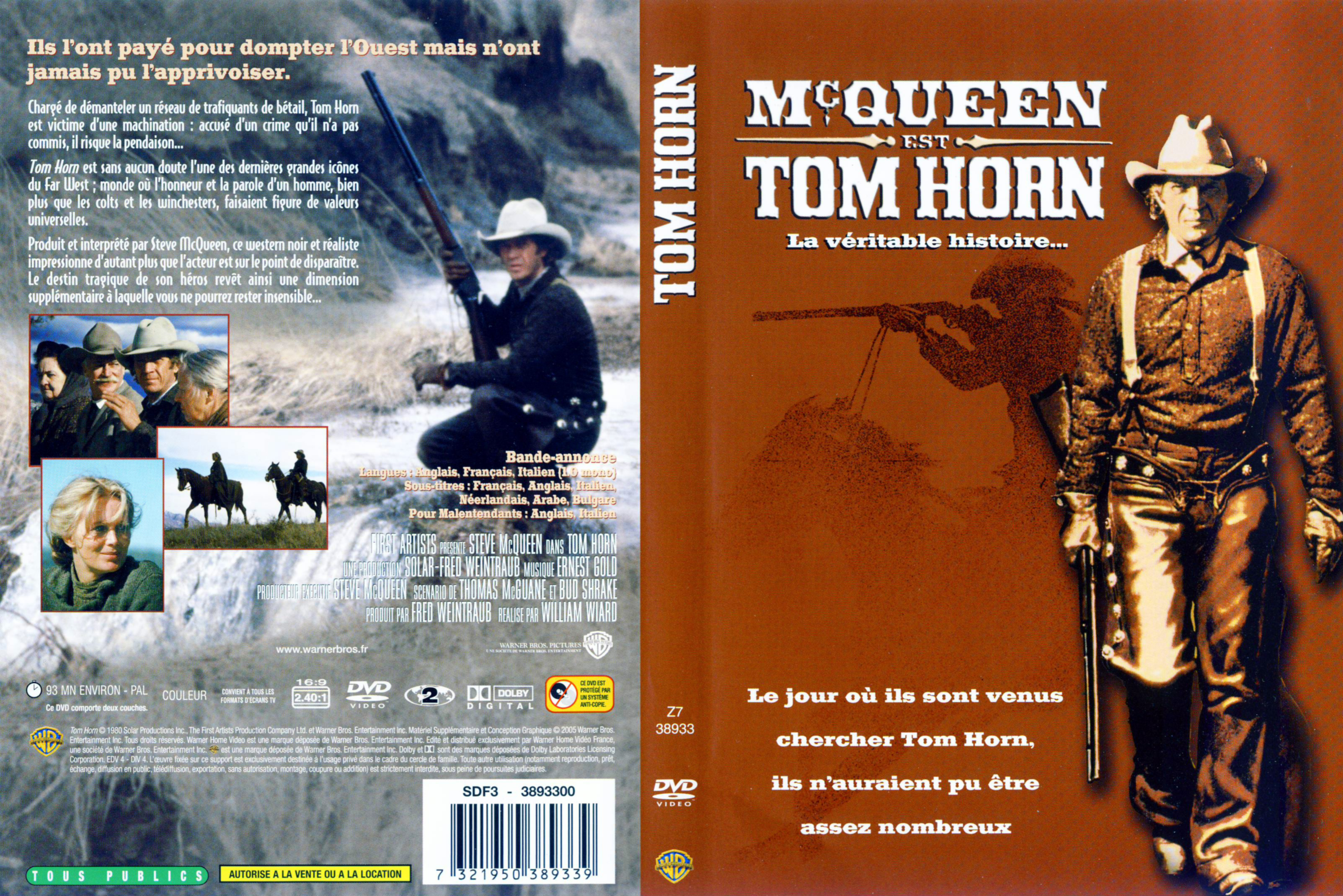 Jaquette DVD Tom Horn
