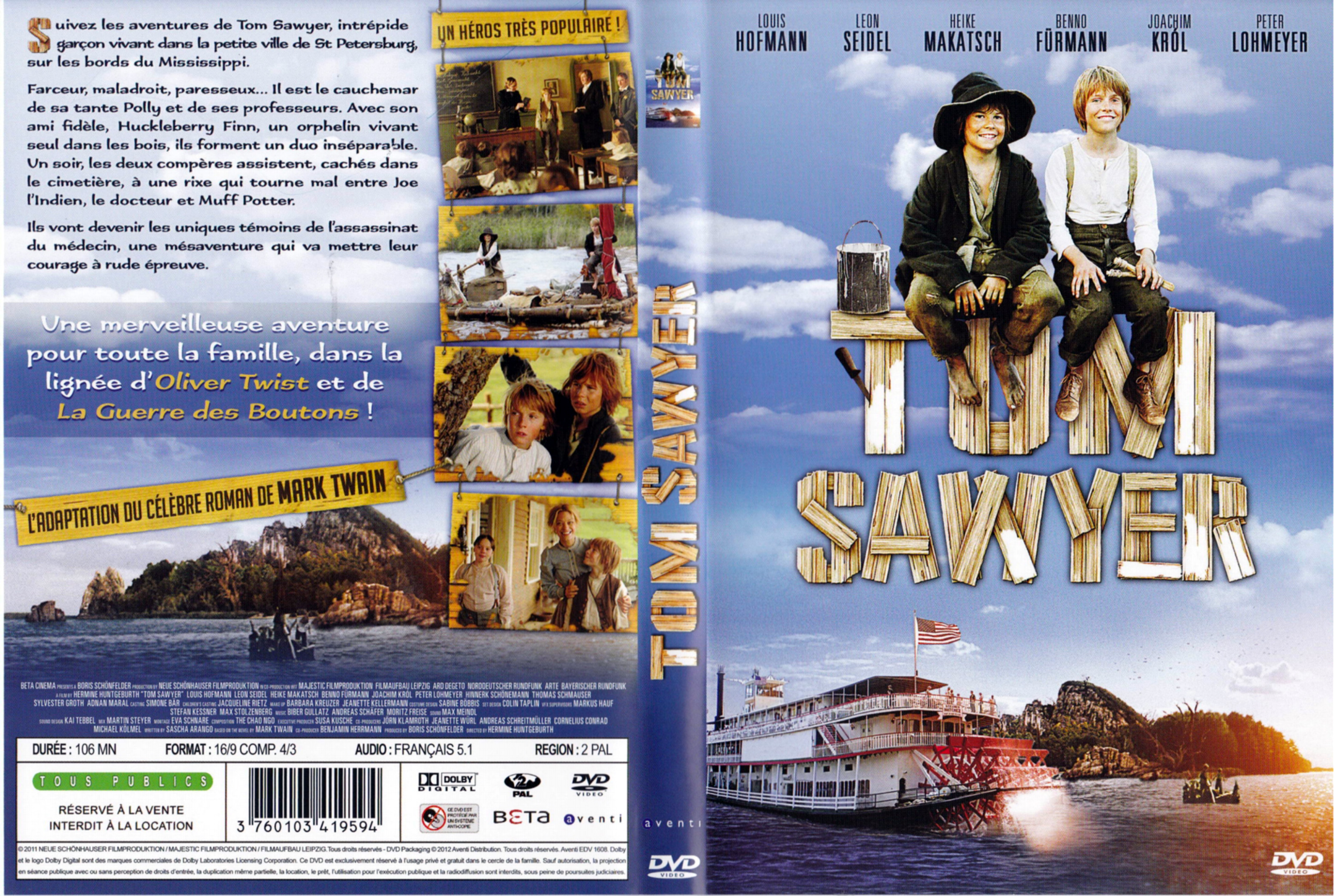 Jaquette DVD Tom Sawyer (2011)