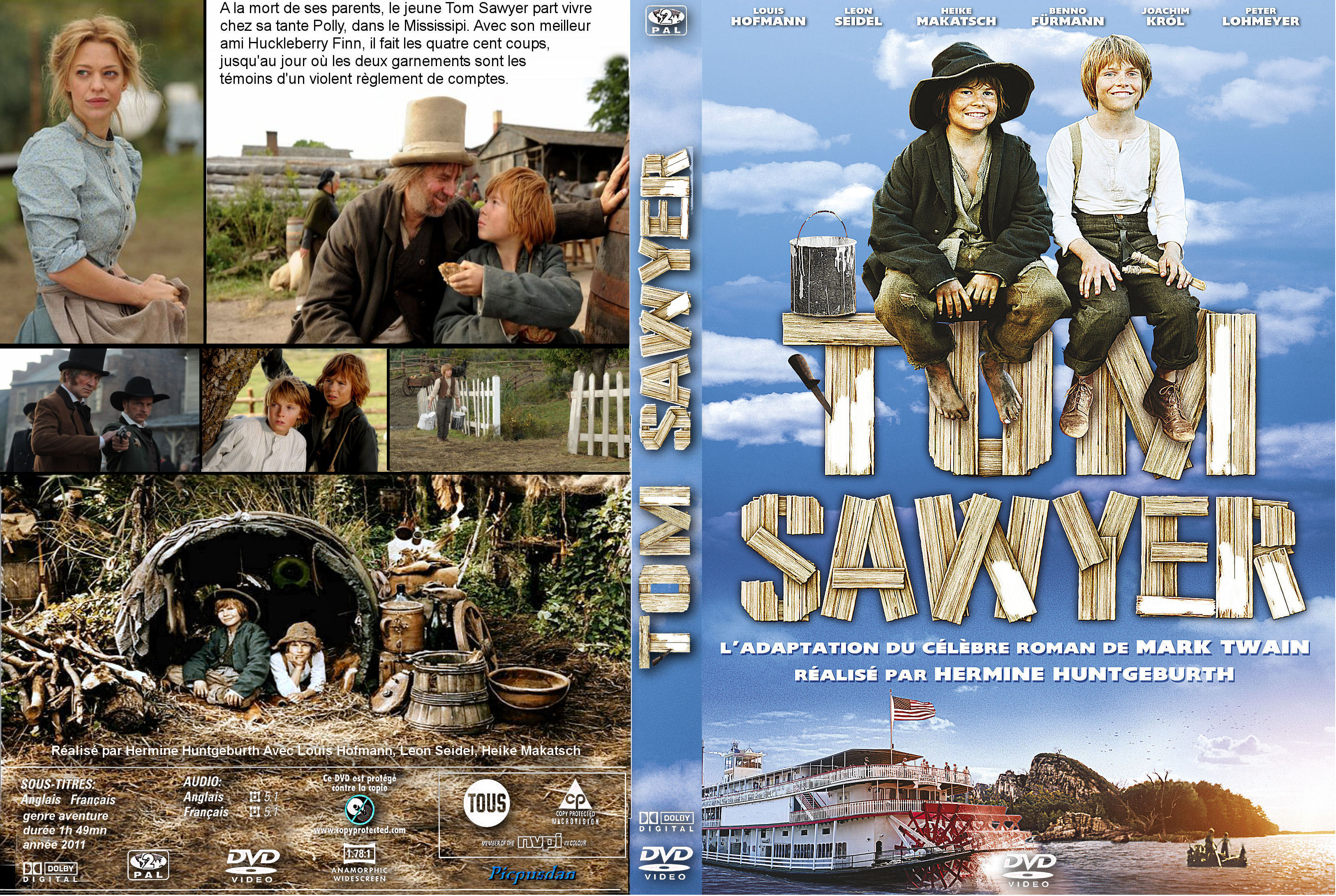Jaquette DVD Tom Sawyer (2011) custom