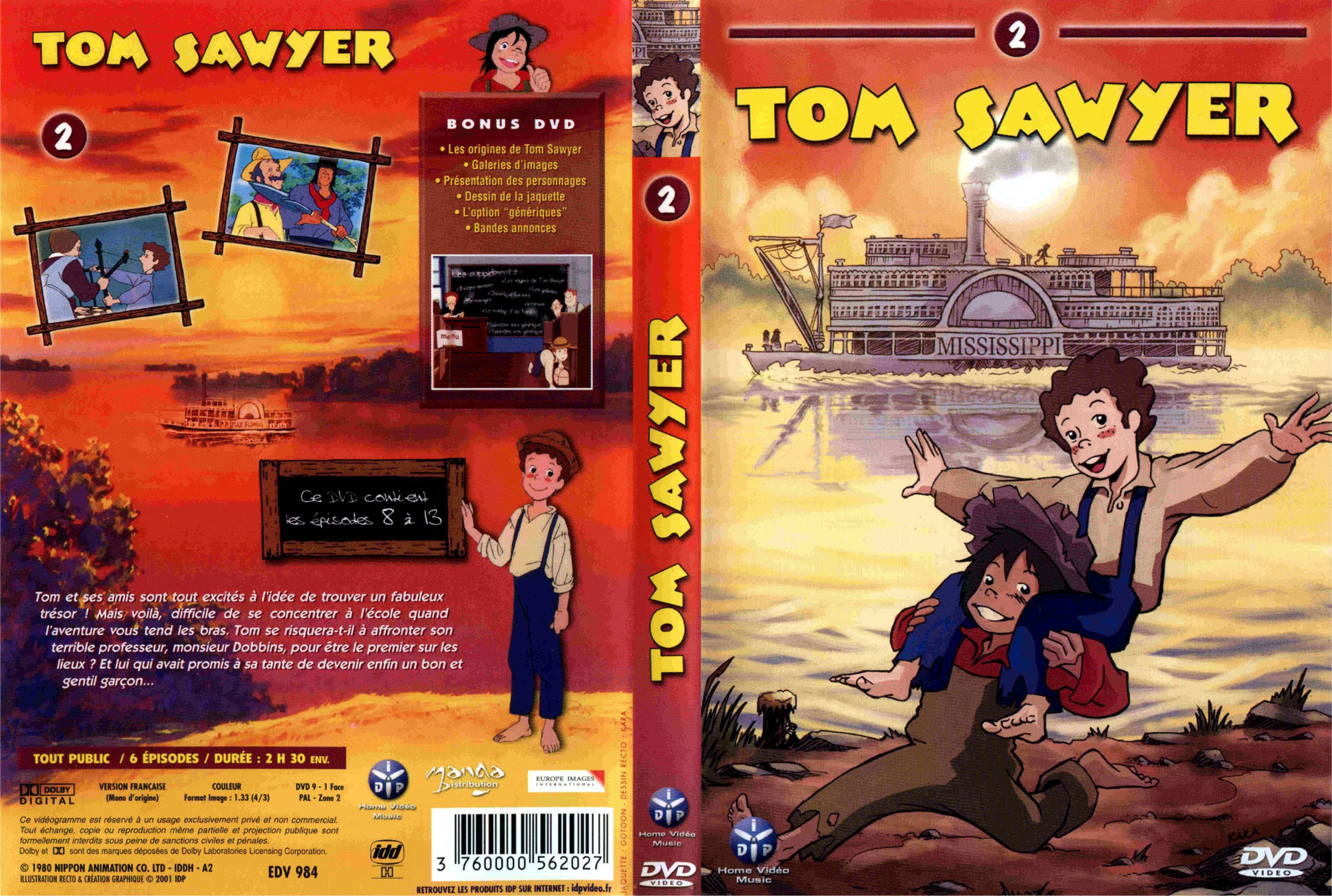 Jaquette DVD Tom Sawyer vol 2