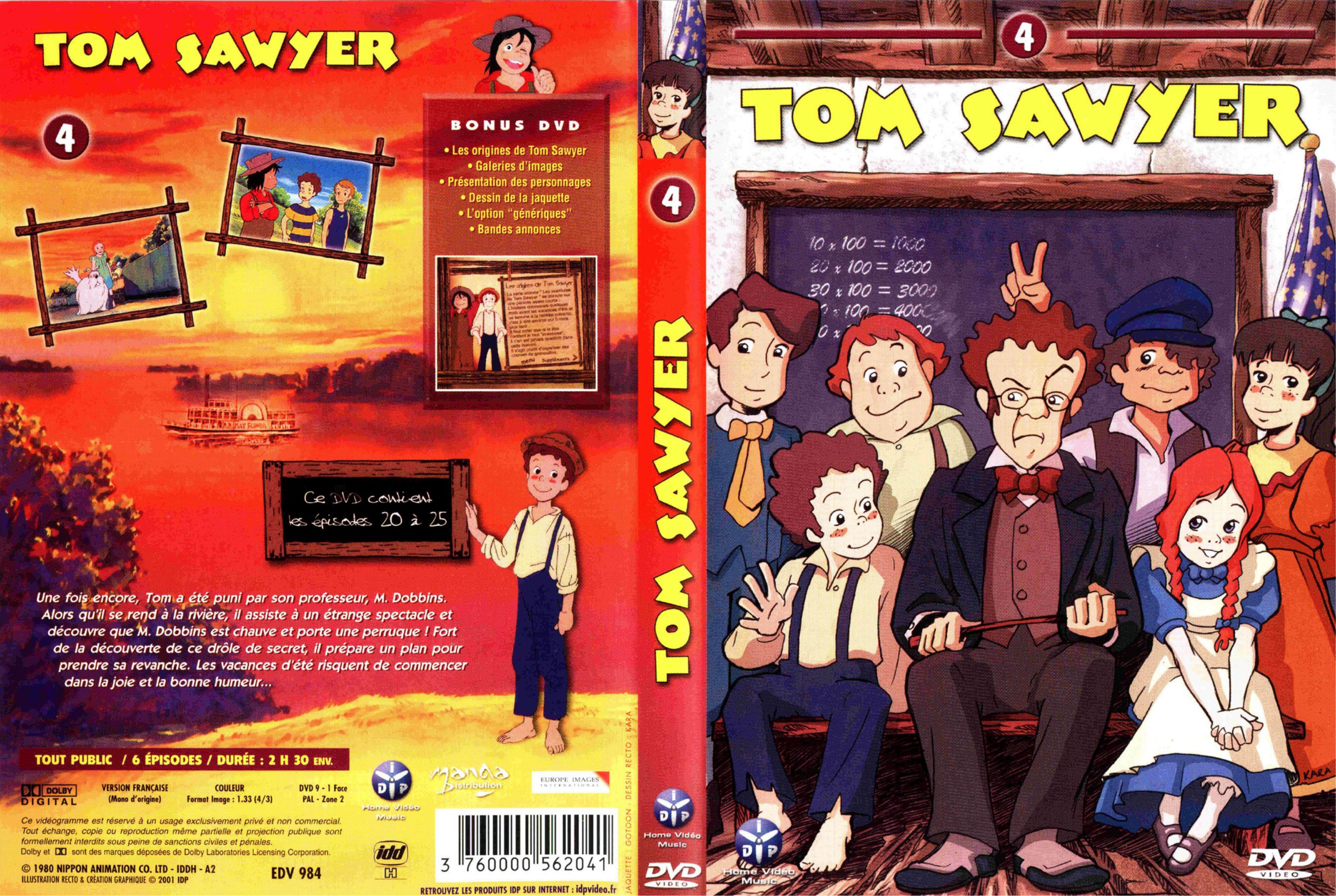 Jaquette DVD Tom Sawyer vol 4