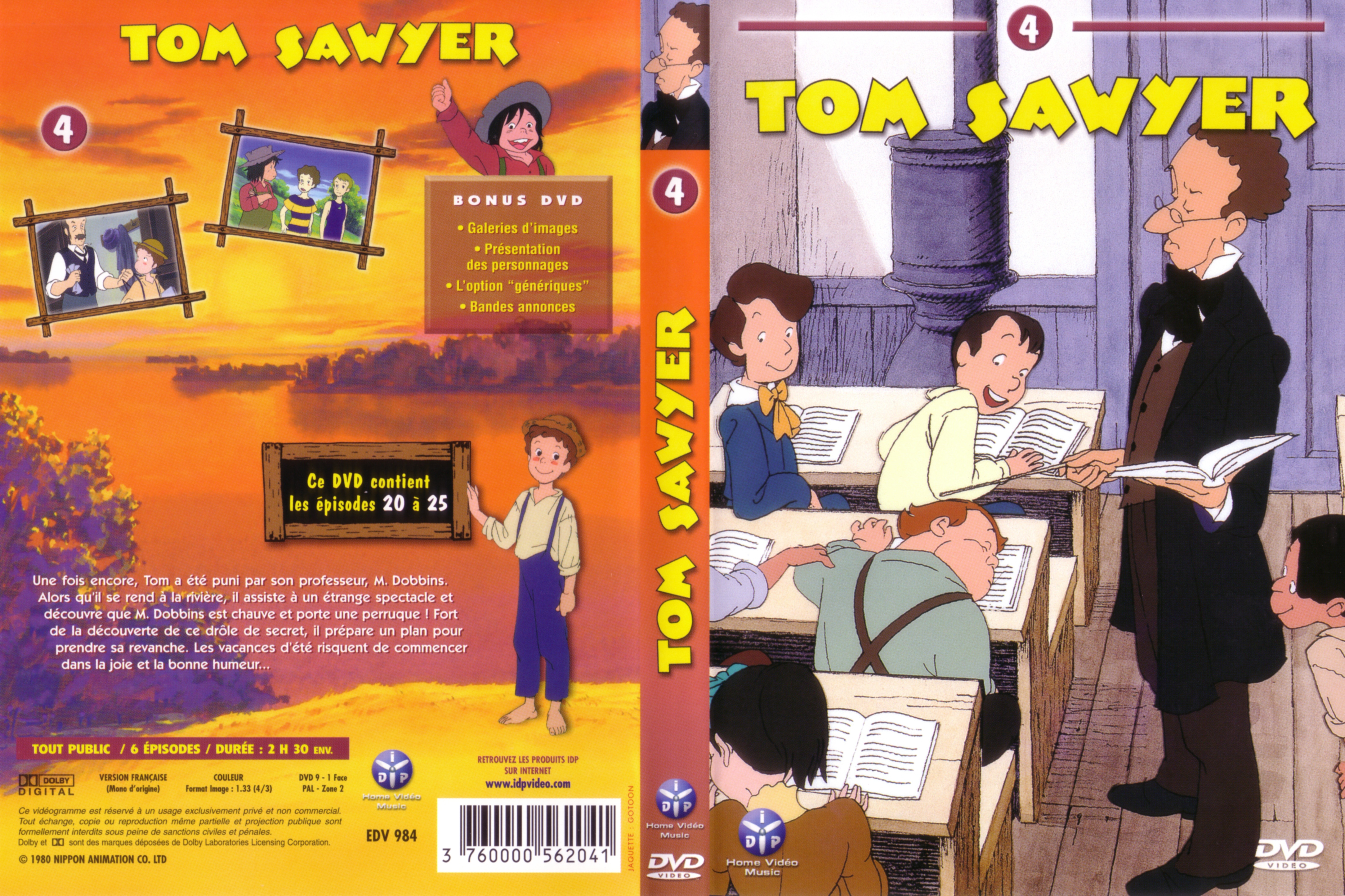 Jaquette DVD Tom Sawyer vol 4 v2