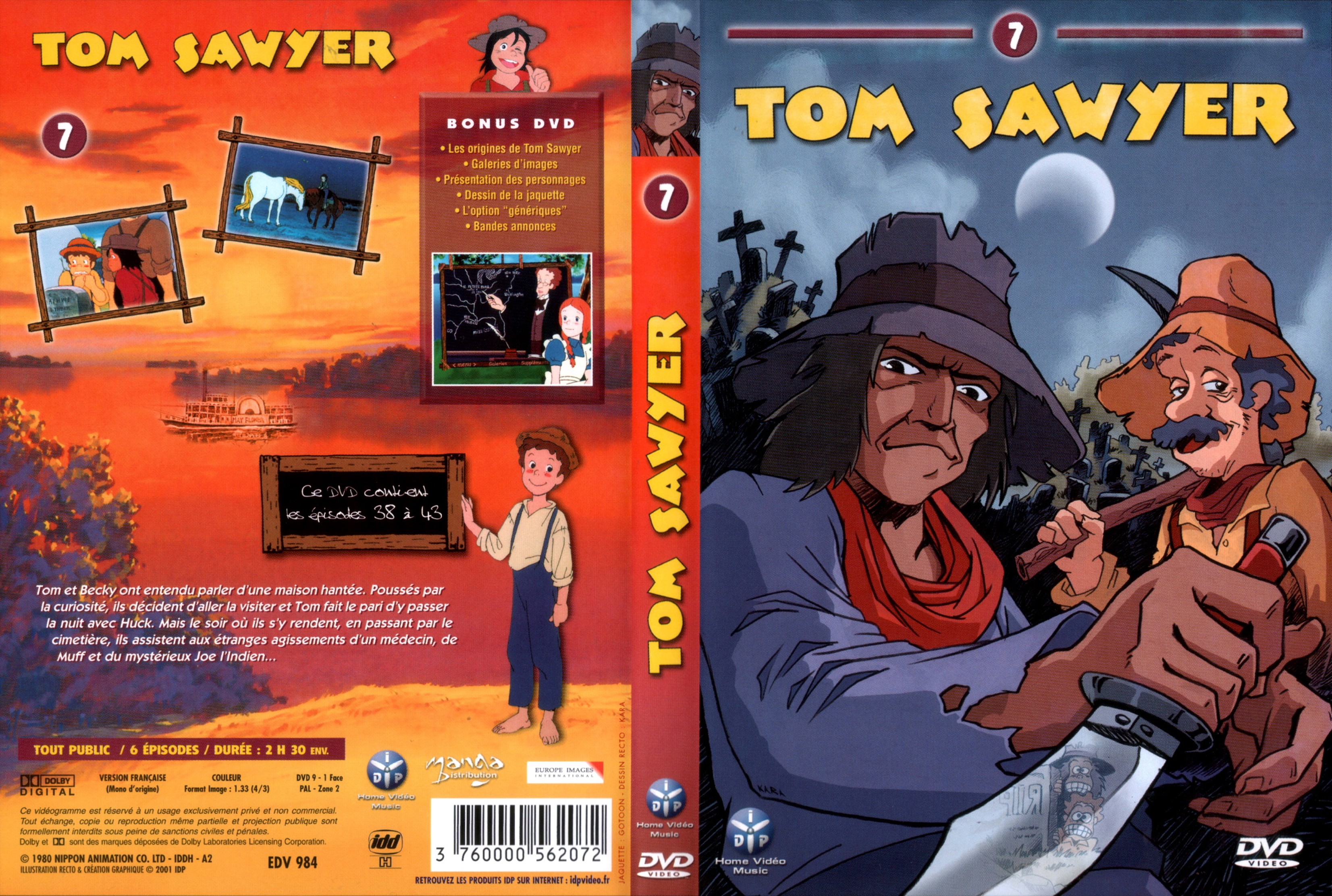 Jaquette DVD Tom Sawyer vol 7