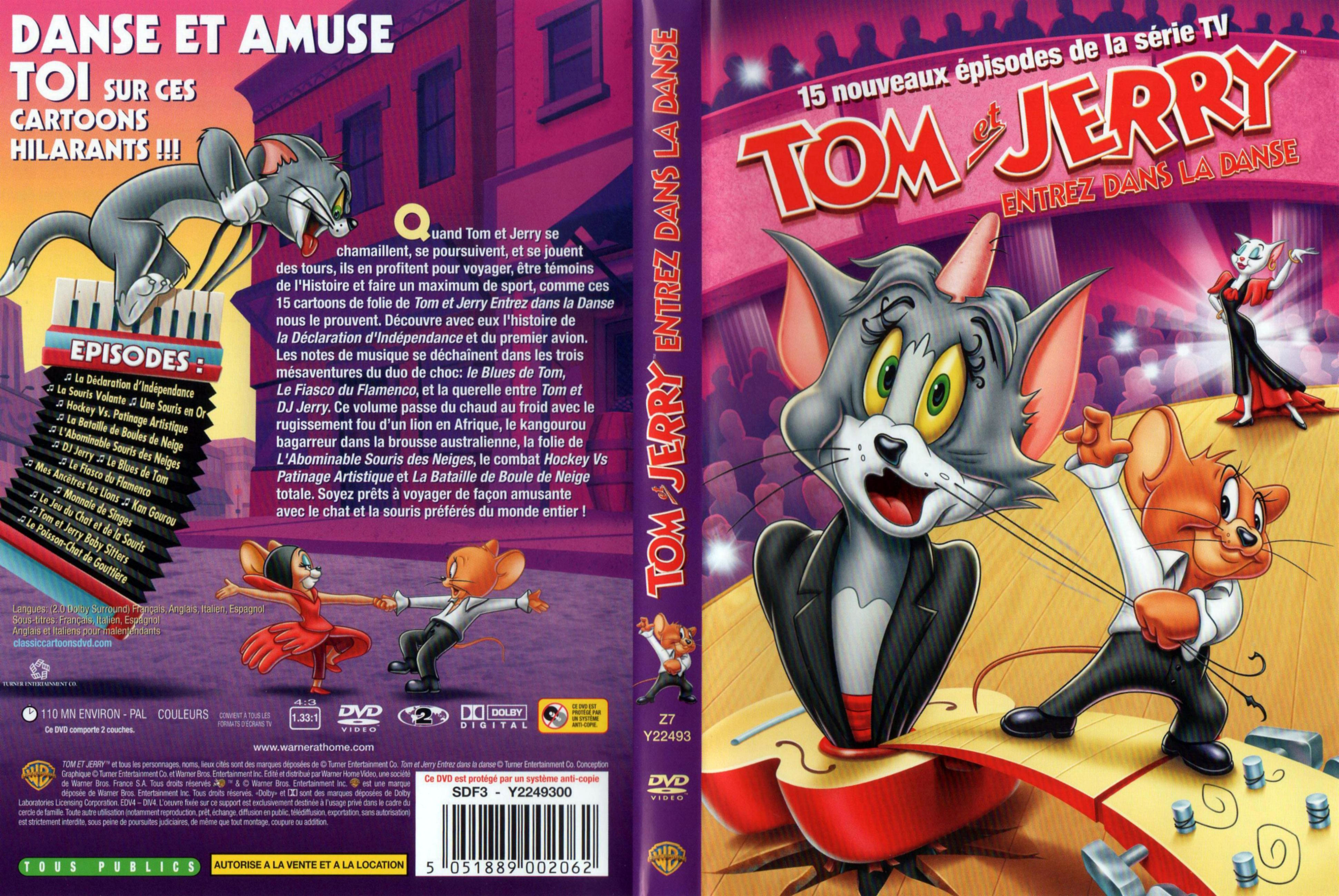 Jaquette DVD Tom et Jerry Entrez dans la danse