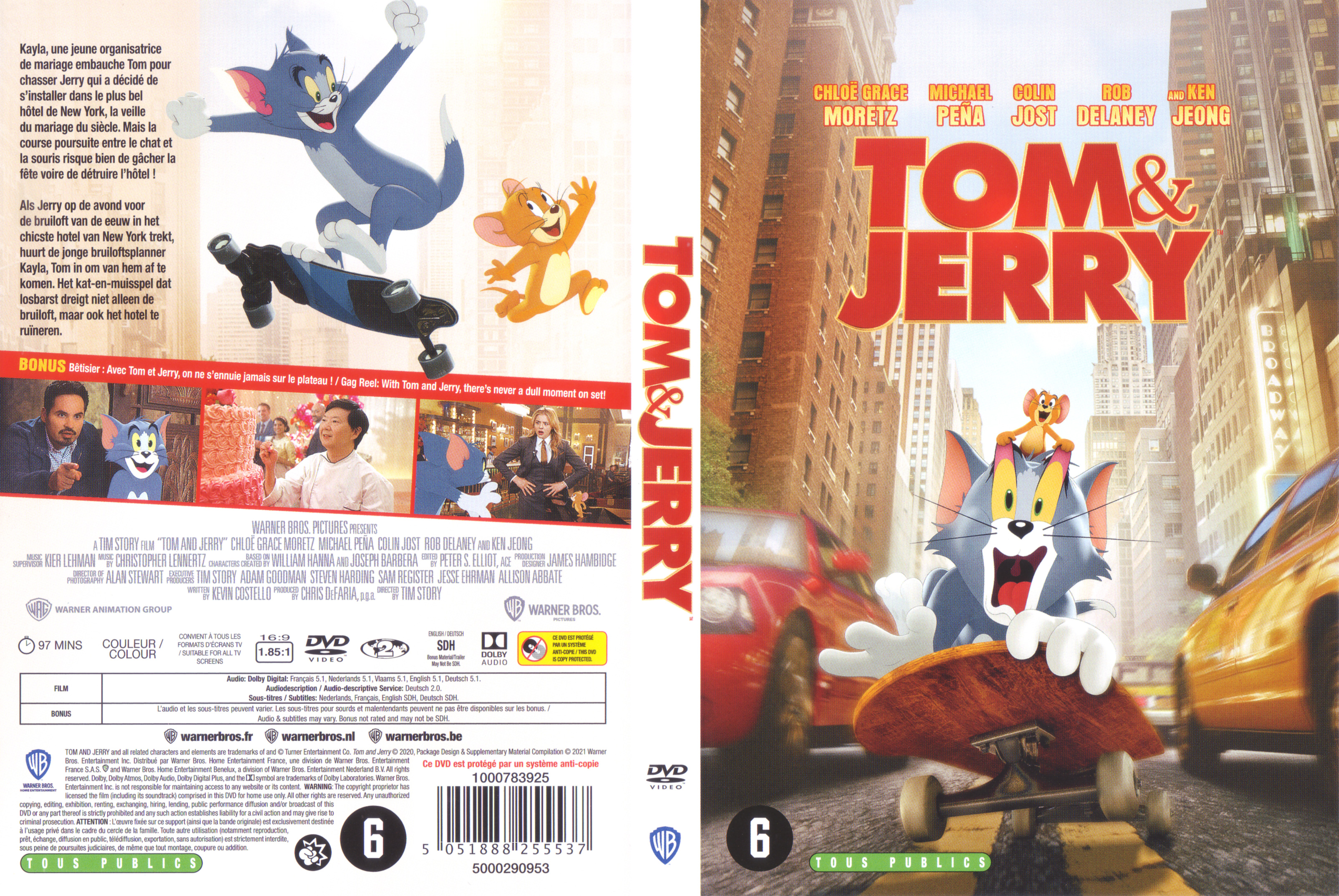 Jaquette DVD Tom et Jerry (2021)