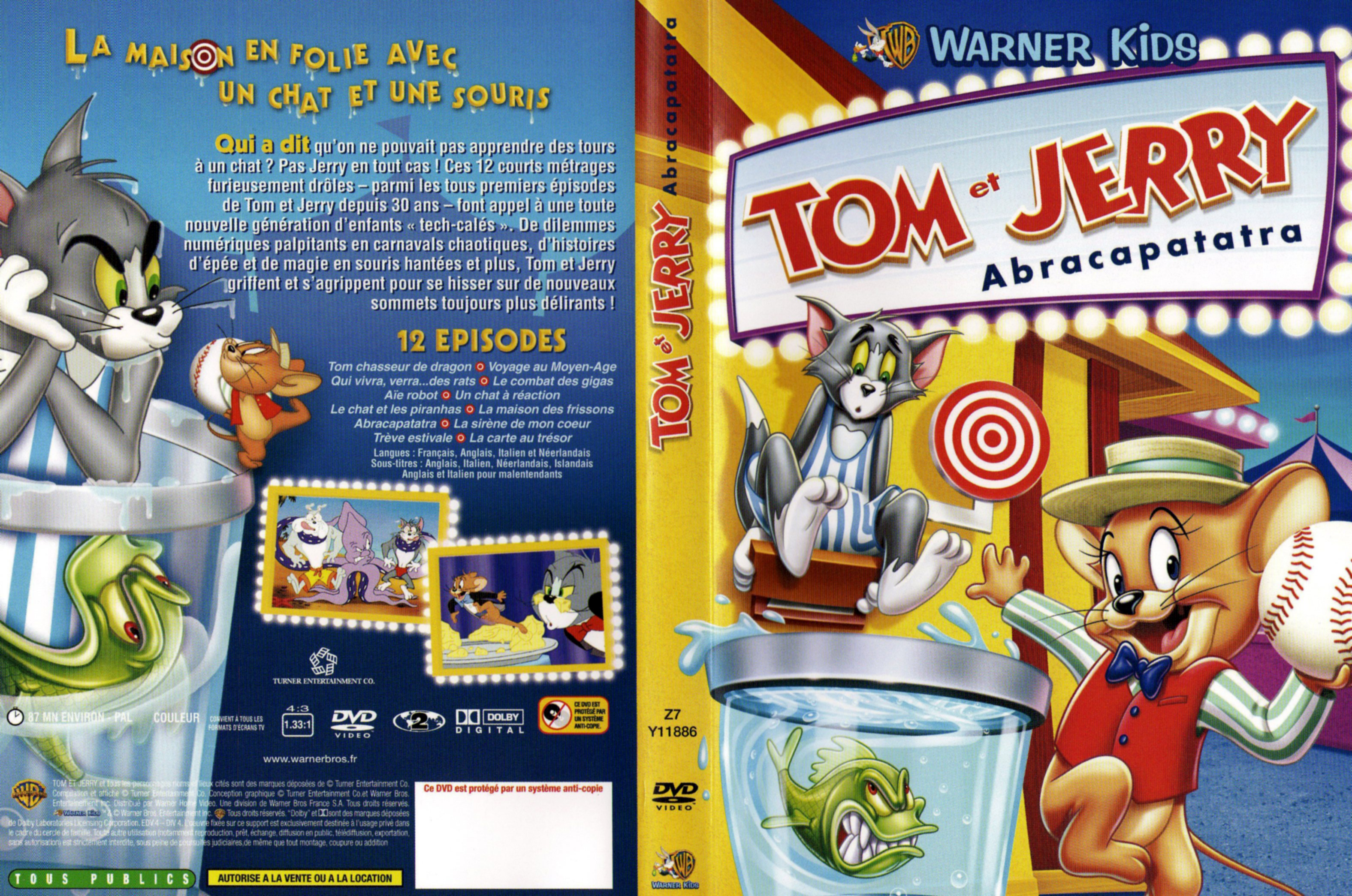 Jaquette DVD Tom et Jerry - Abracapatatra