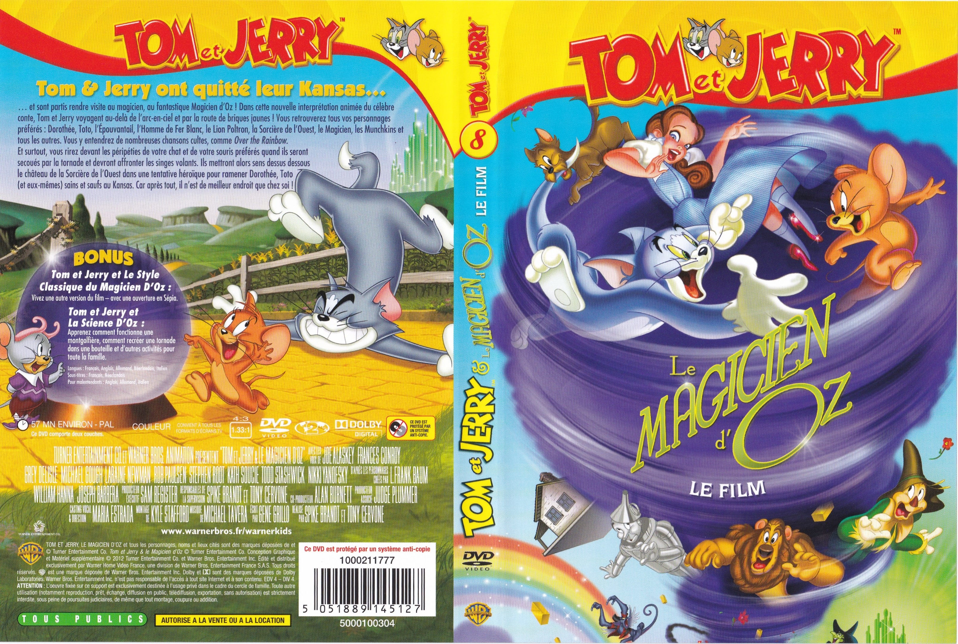 Jaquette DVD Tom et Jerry - Le Magicien d