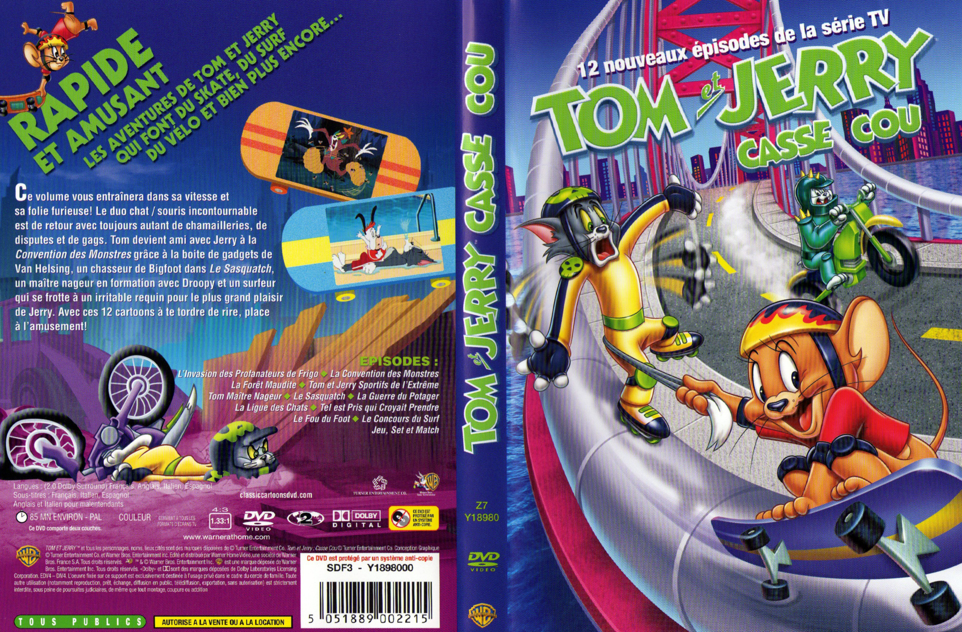 Jaquette DVD Tom et jerry - casse cou