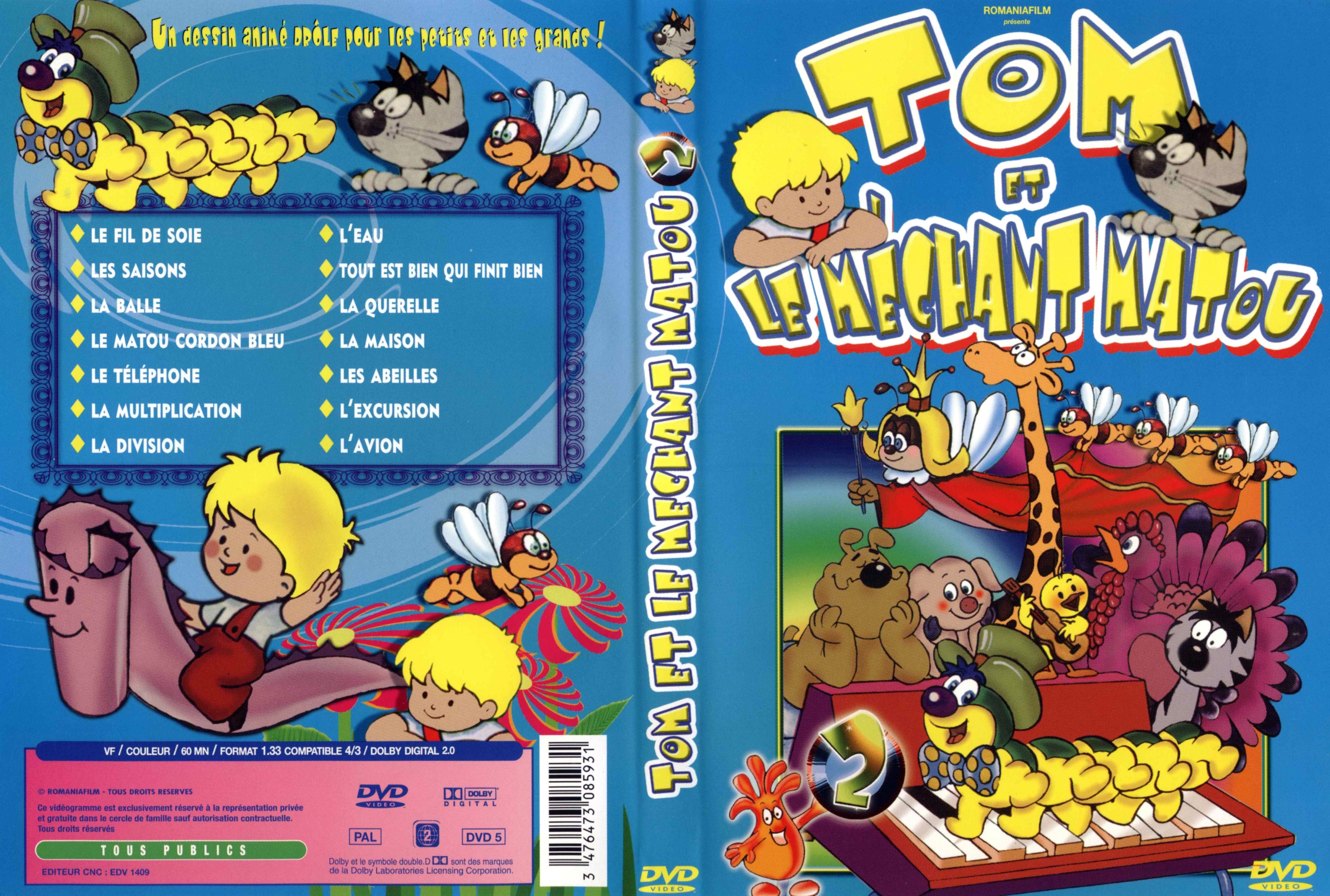 Jaquette DVD Tom et le mechant matou