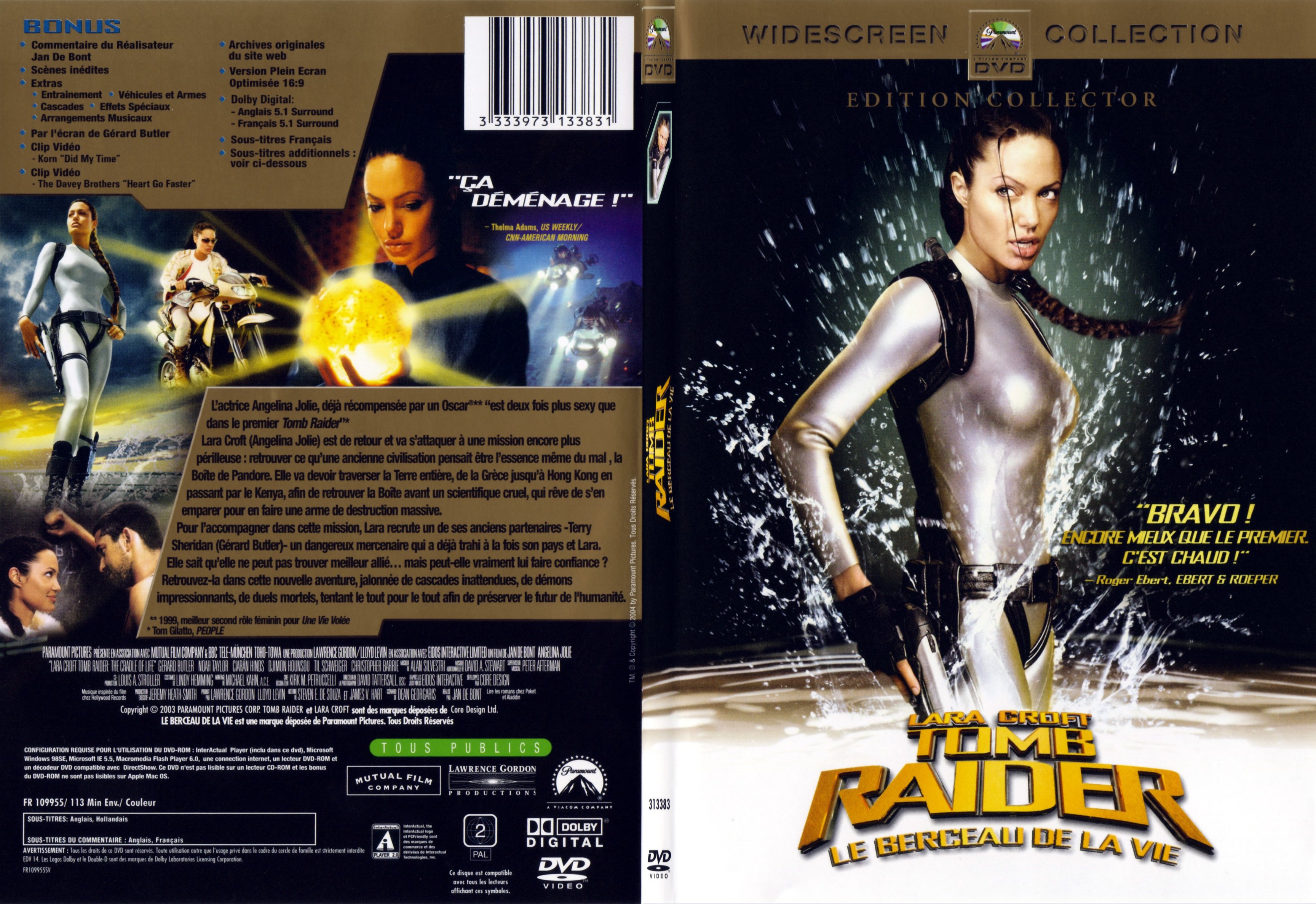 Jaquette DVD Tomb Raider 2 - SLIM