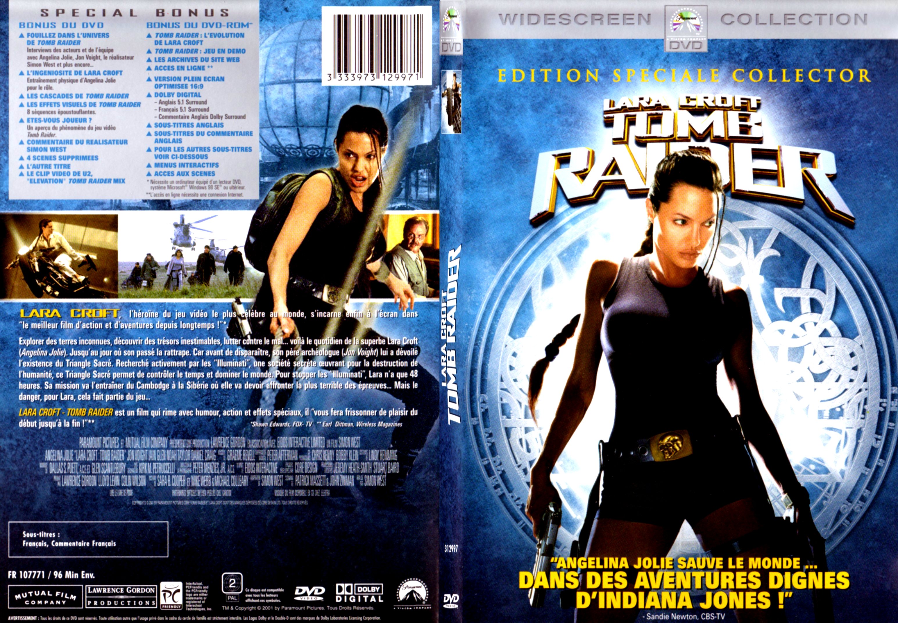 Jaquette DVD Tomb Raider - SLIM