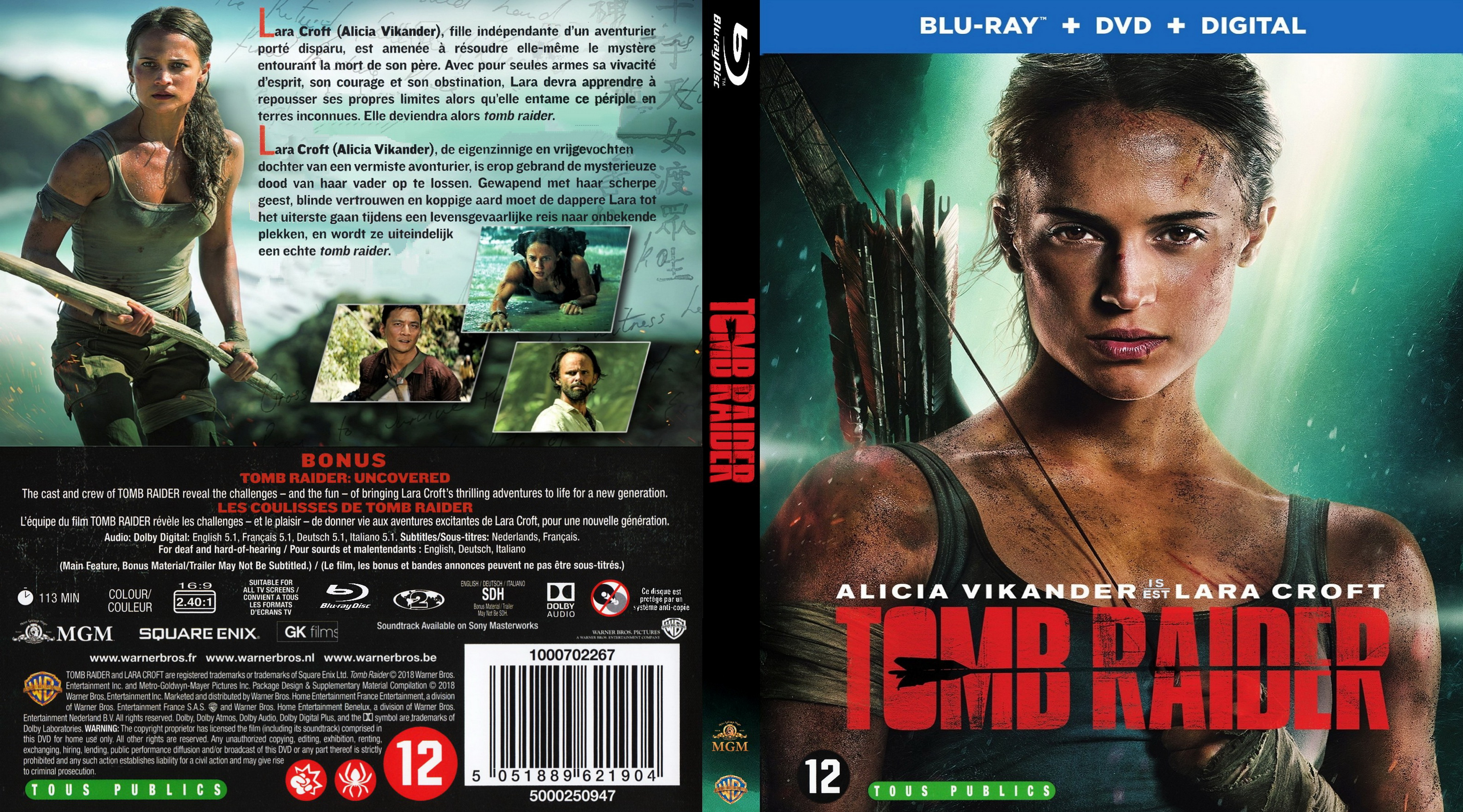 Jaquette DVD Tomb raider (2018) (BLU-RAY)